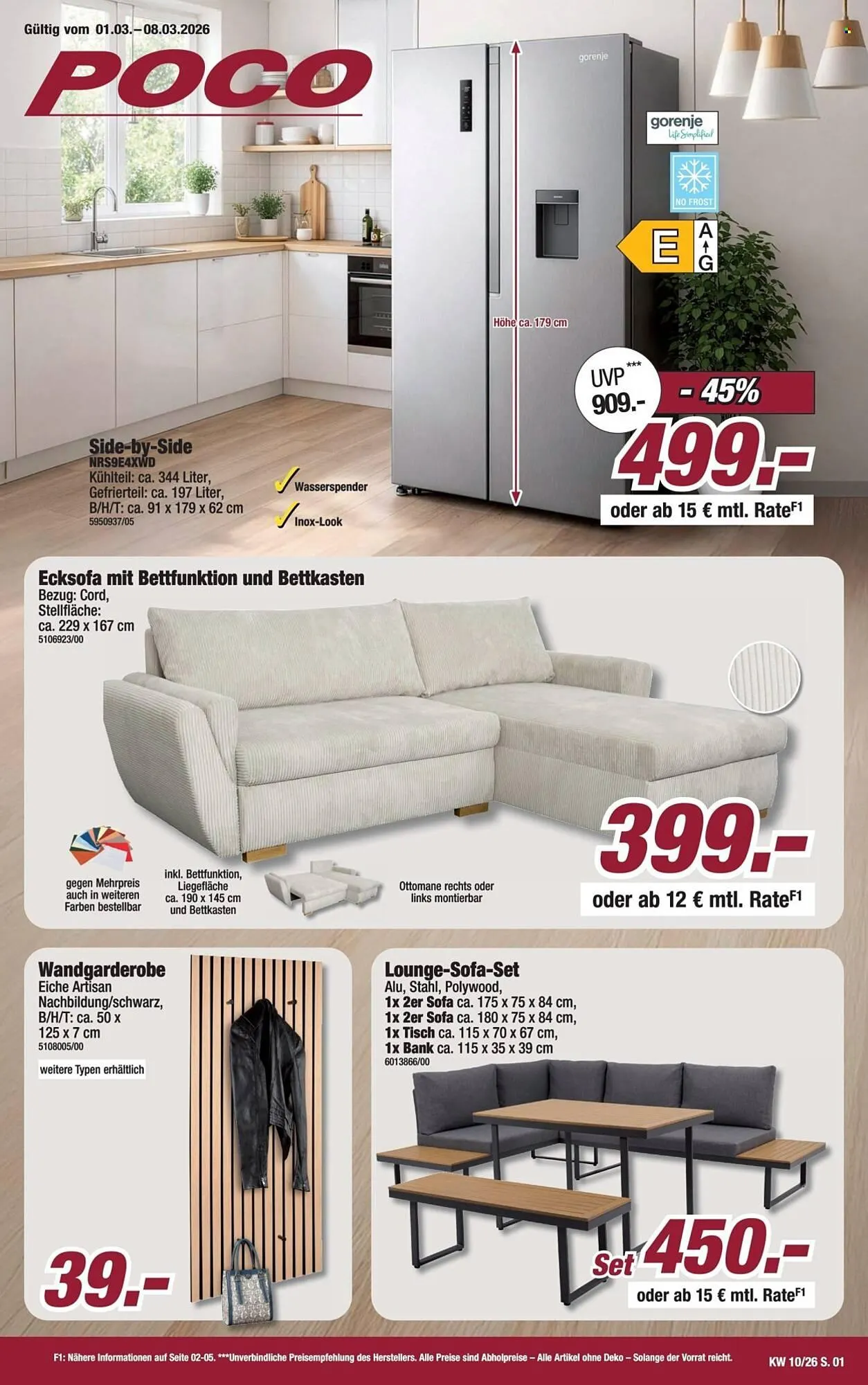 Poco Prospekt von 1. März bis 8. März 2026 - Prospekt seite 1