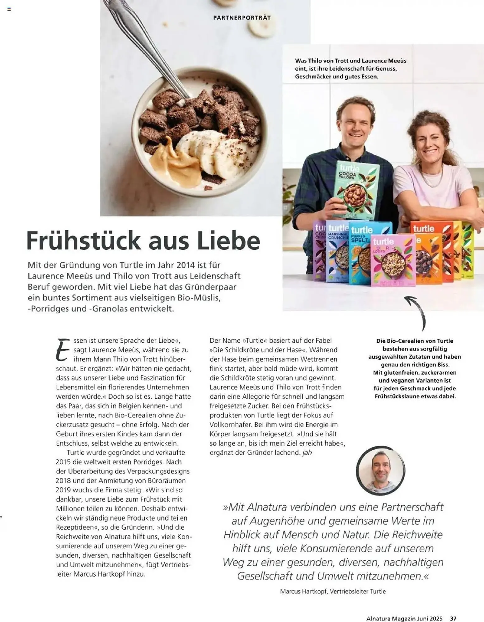 Alnatura Prospekt von 1. Juni bis 30. Juni 2025 - Prospekt seite 37