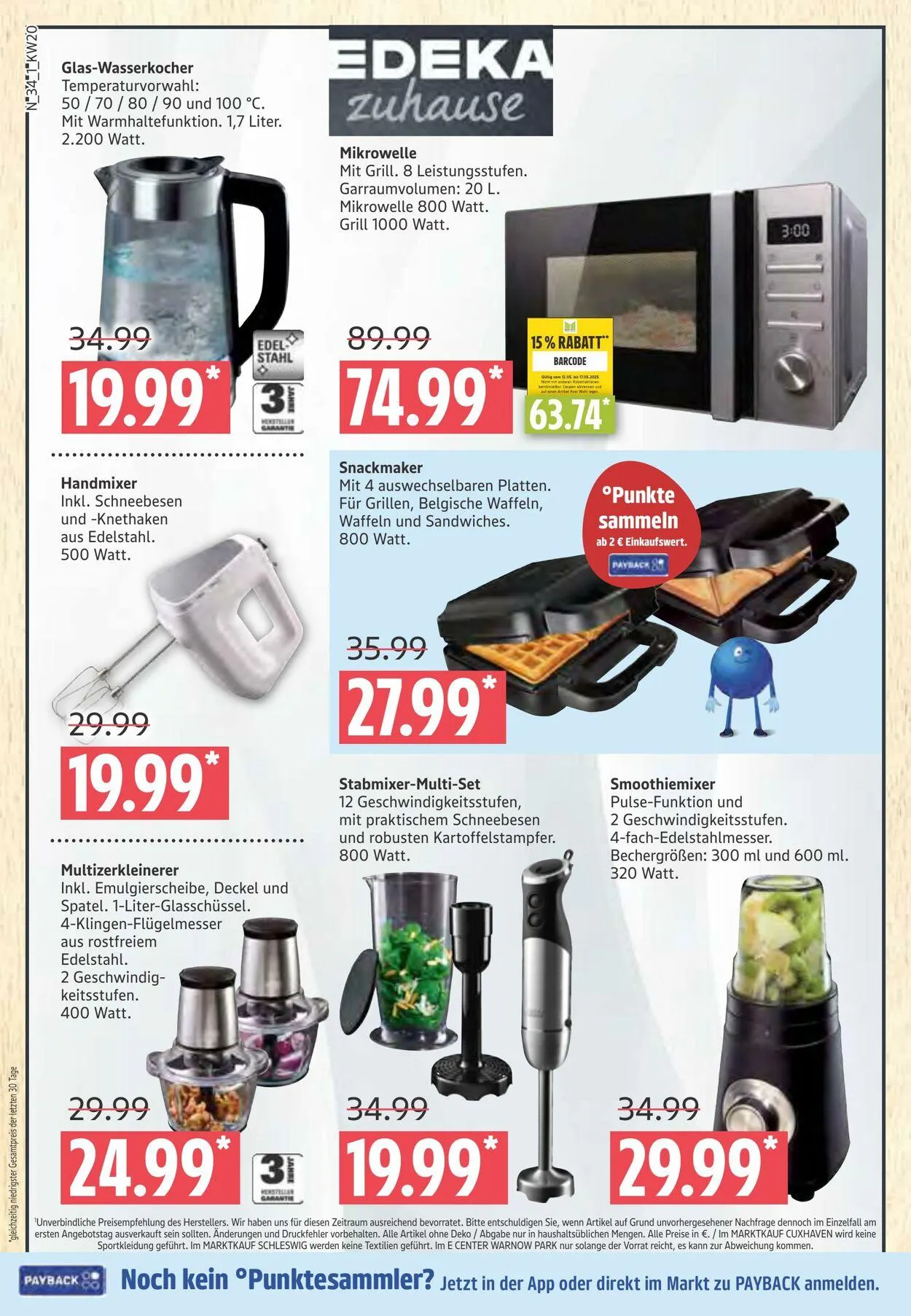 Marktkauf Aktueller Prospekt von 12. Mai bis 17. Mai 2025 - Prospekt seite 34