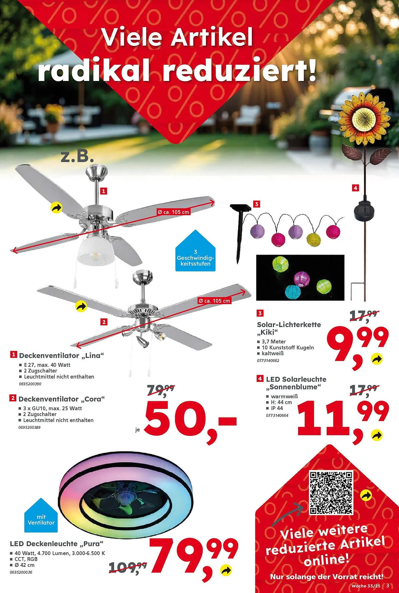 Globus Baumarkt Prospekt von 11. August bis 16. August 2025 - Prospekt seite 3