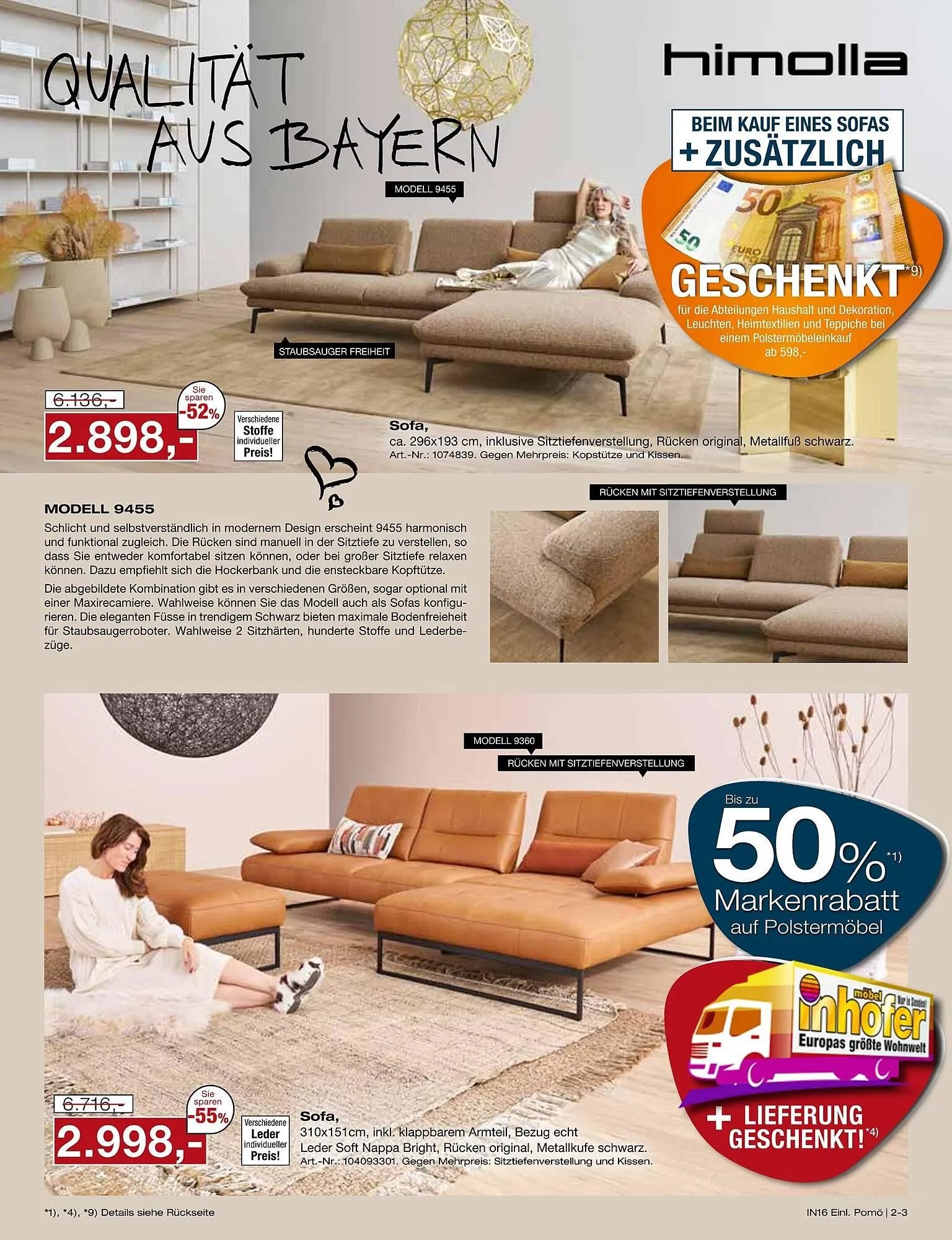 Möbel Inhofer Prospekt von 4. Juni bis 21. Juni 2025 - Prospekt seite 3