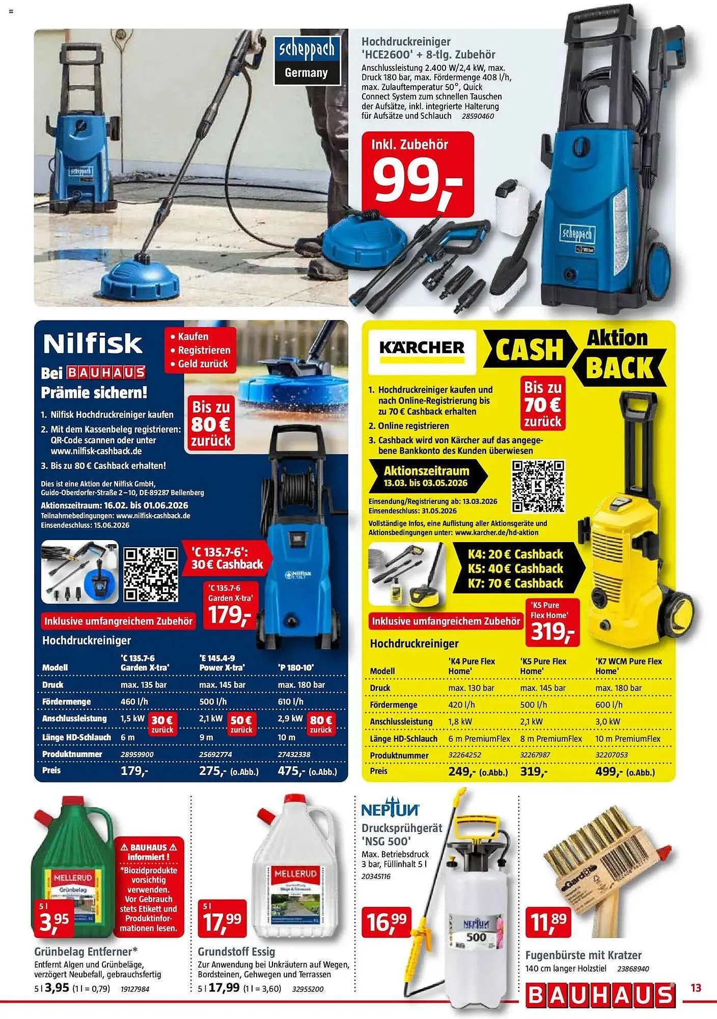 Bauhaus Prospekt von 28. Februar bis 28. März 2026 - Prospekt seite 13