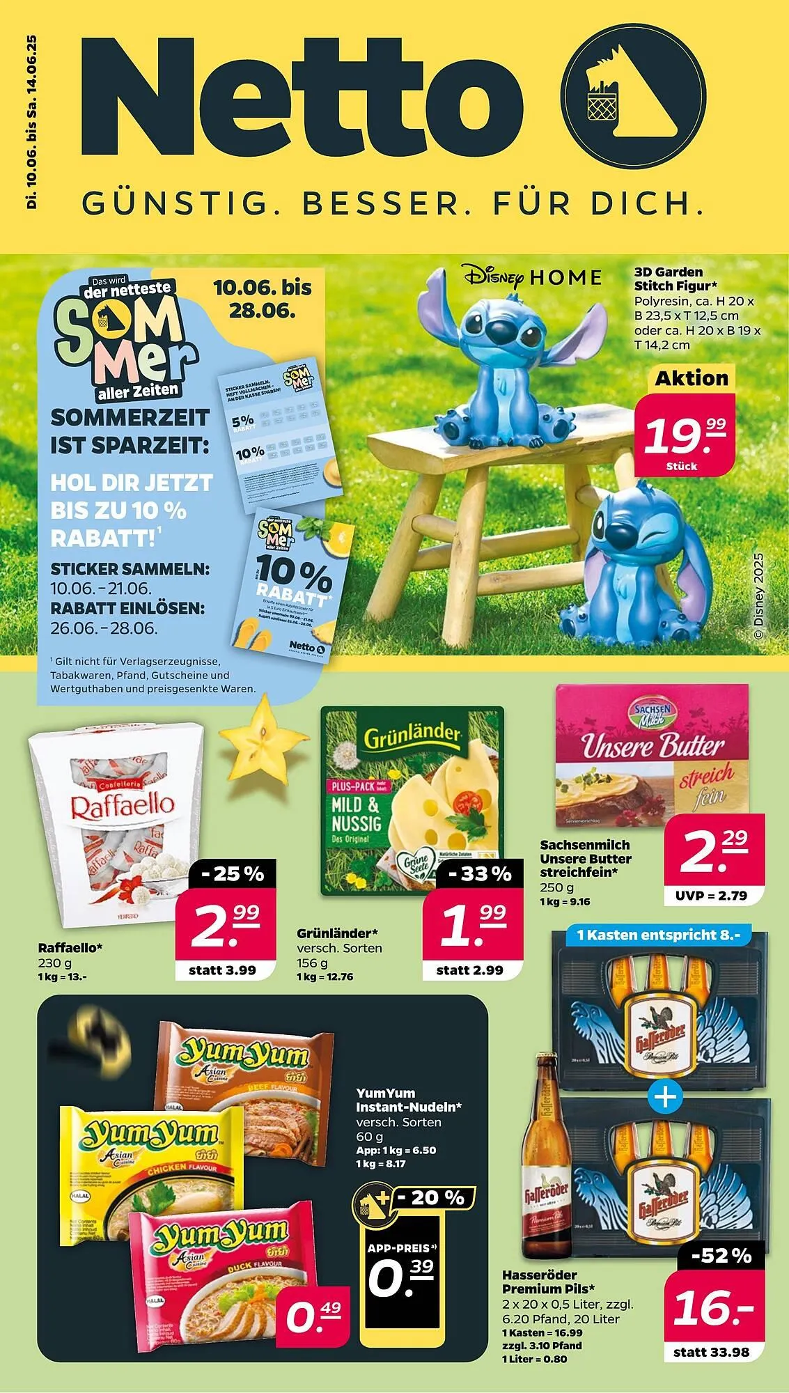 NETTO Prospekt von 10. Juni bis 14. Juni 2025 - Prospekt seite 1