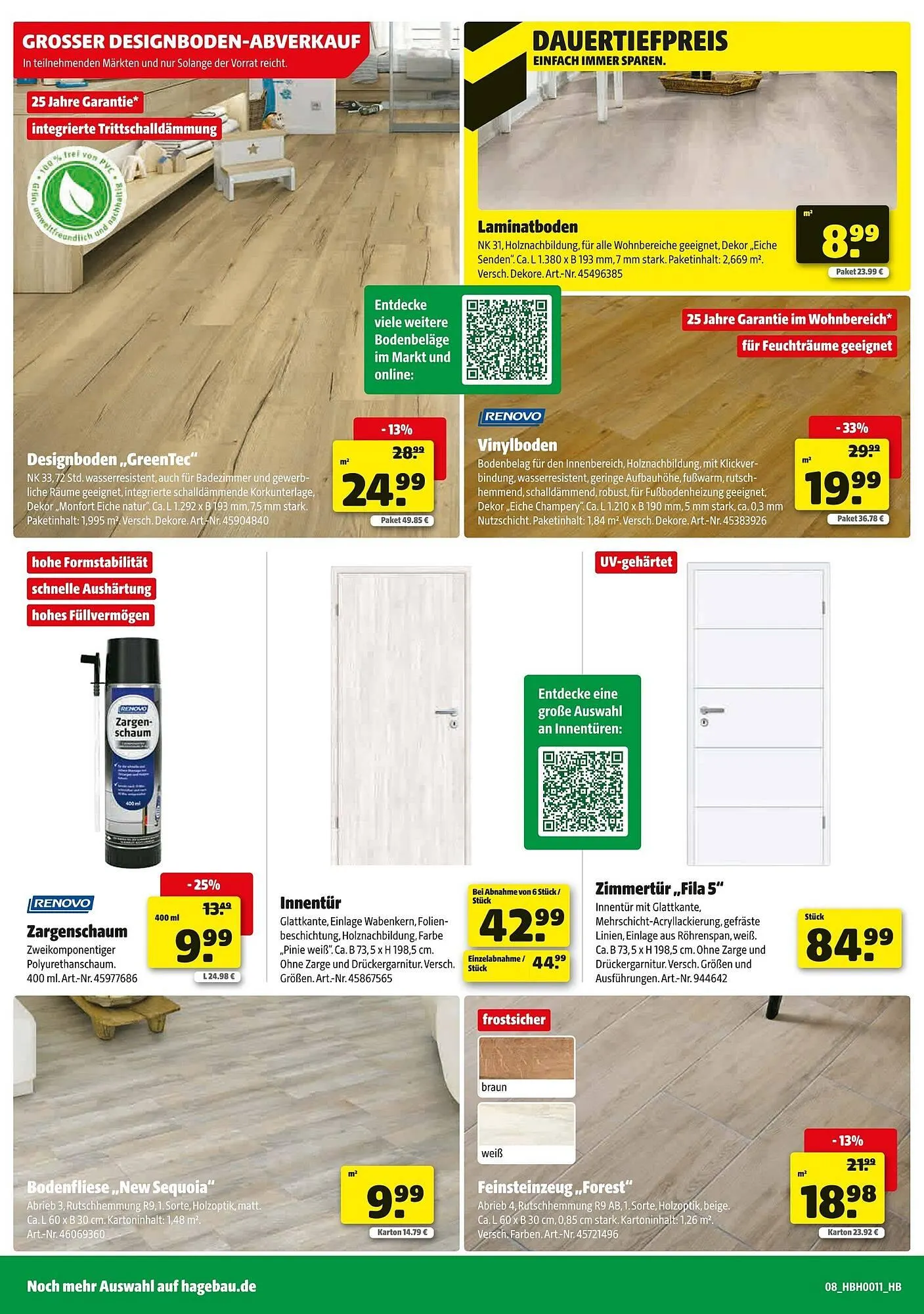 Hagebau Prospekt von 8. März bis 15. März 2025 - Prospekt seite 8
