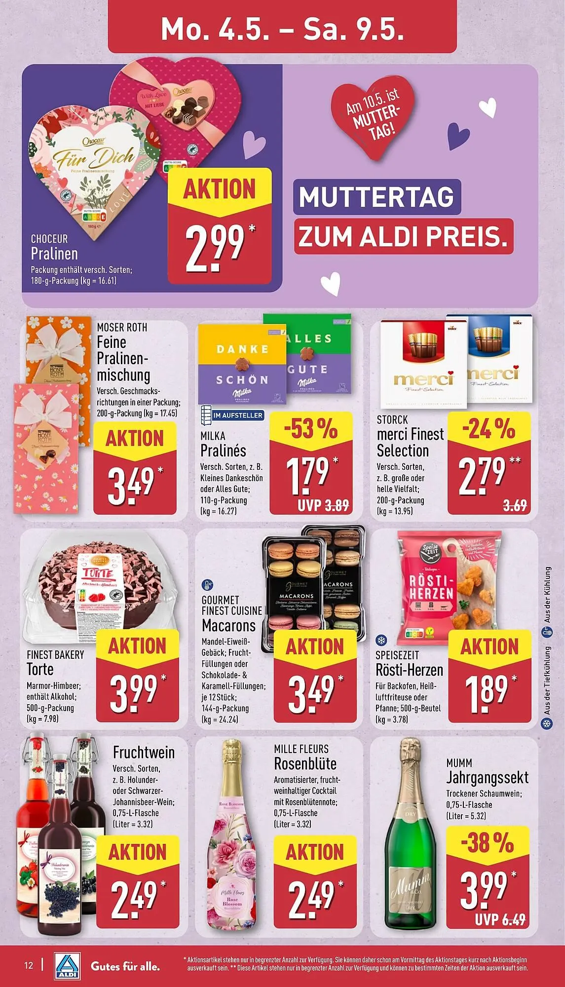 Aldi Nord Prospekt von 4. Mai bis 9. Mai 2026 - Prospekt seite 12