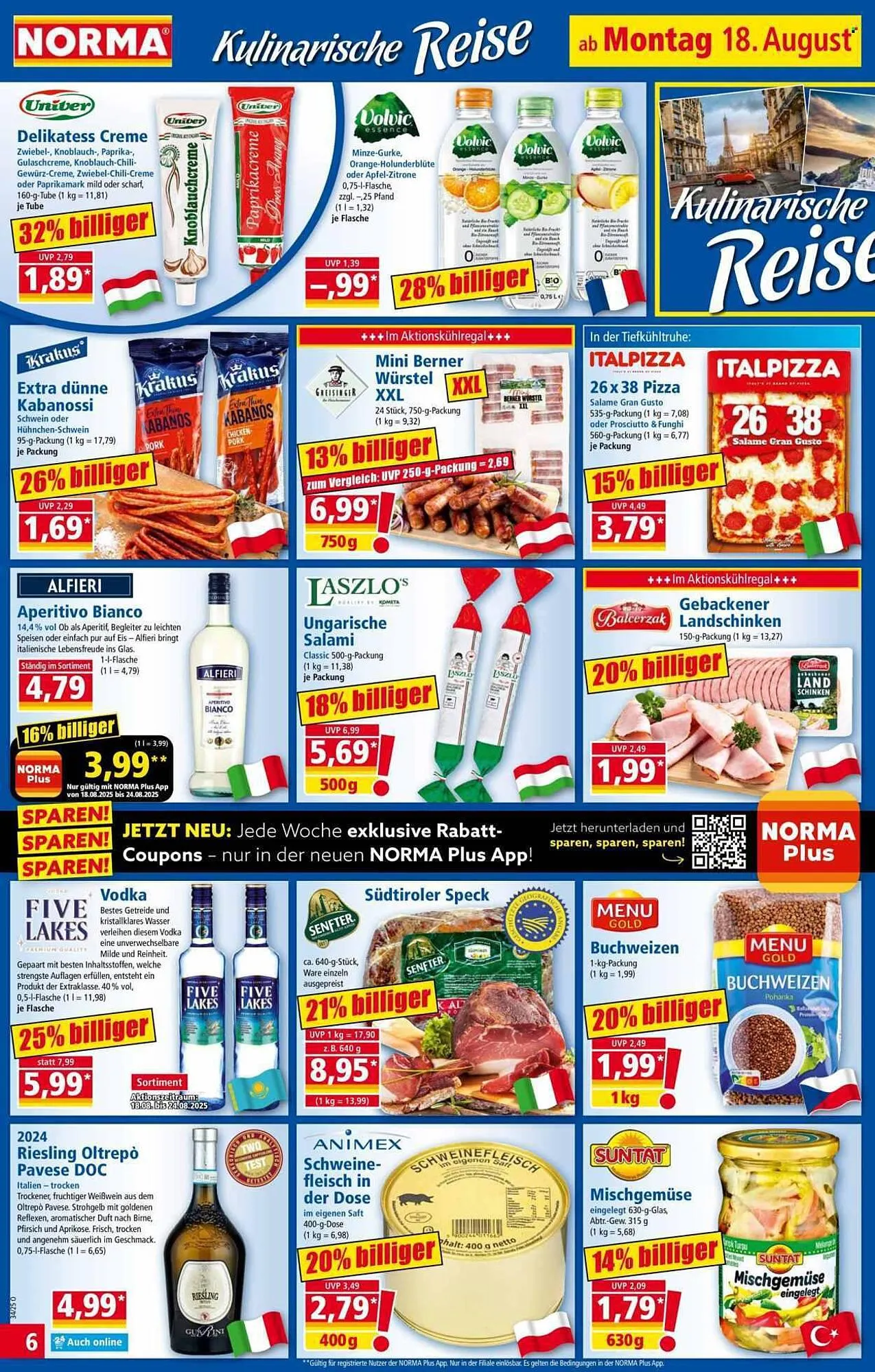 Norma Prospekt von 18. August bis 24. August 2025 - Prospekt seite 6