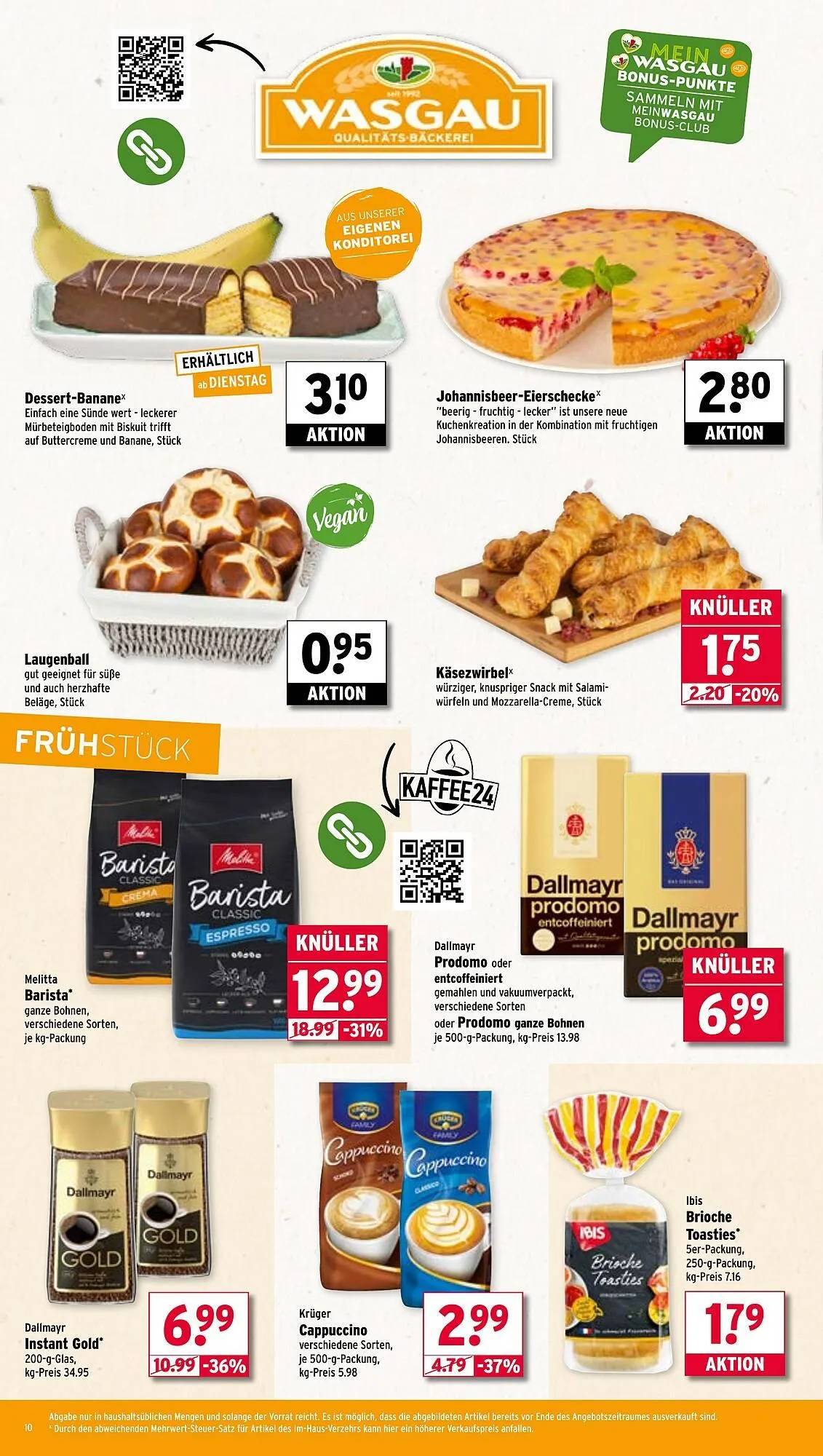 Wasgau Prospekt von 30. Juni bis 5. Juli 2025 - Prospekt seite 10