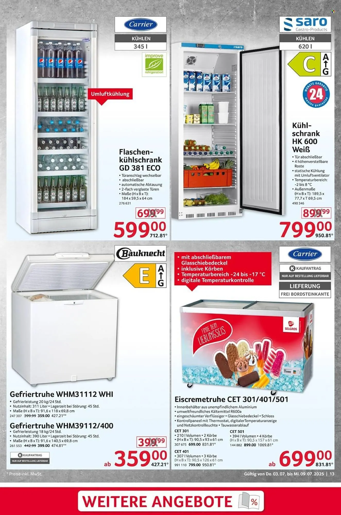 Selgros Prospekt von 3. Juli bis 9. Juli 2025 - Prospekt seite 13