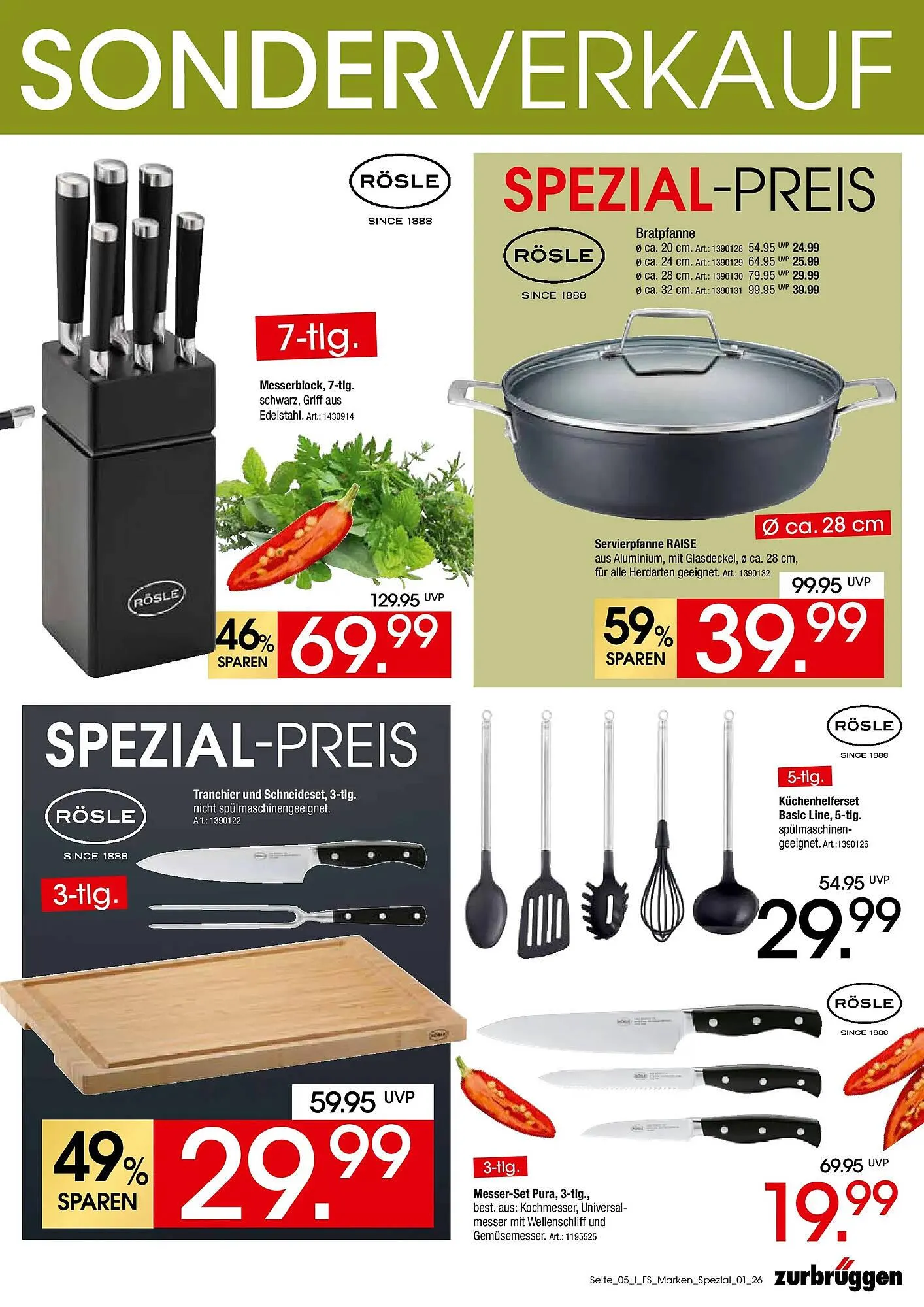 Zurbrüggen Prospekt von 16. April bis 1. Juni 2026 - Prospekt seite 5