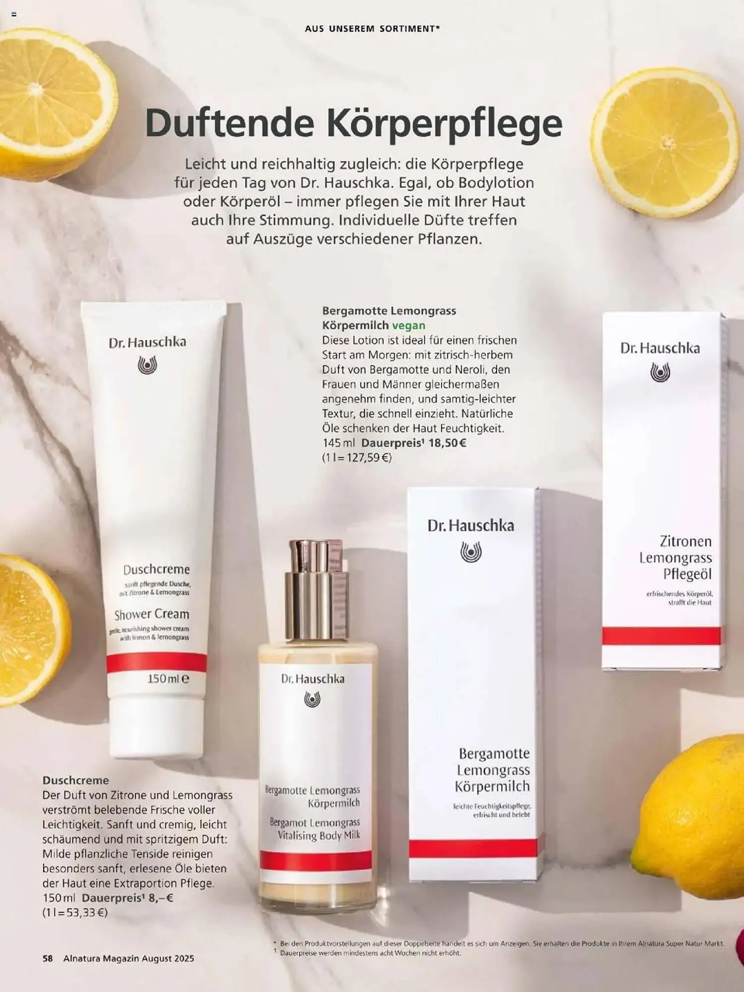 Alnatura Prospekt von 1. August bis 31. August 2025 - Prospekt seite 58