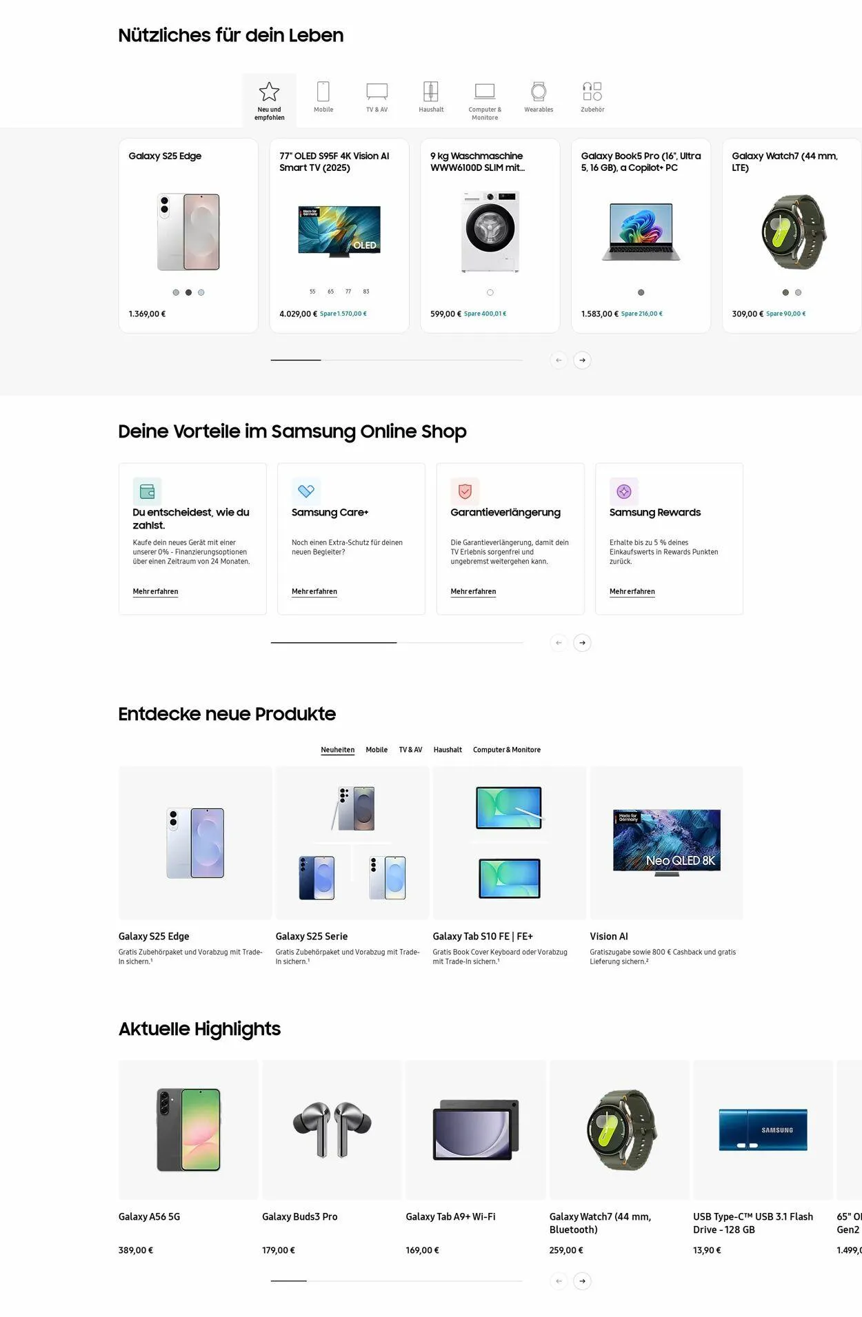 Samsung Aktueller Prospekt von 30. Juni bis 9. Juli 2025 - Prospekt seite 1