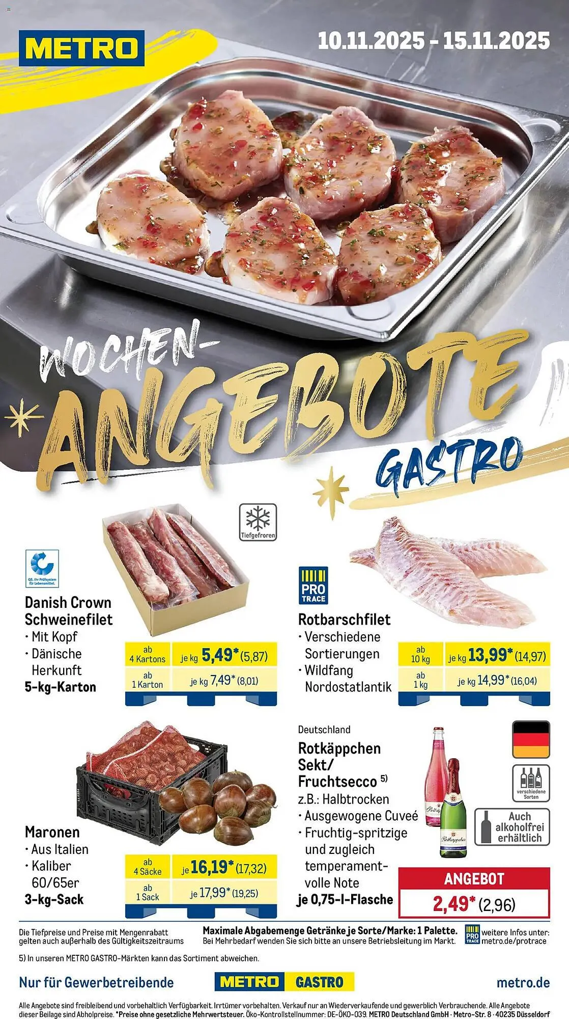 METRO Prospekt von 10. November bis 15. November 2025 - Prospekt seite 1