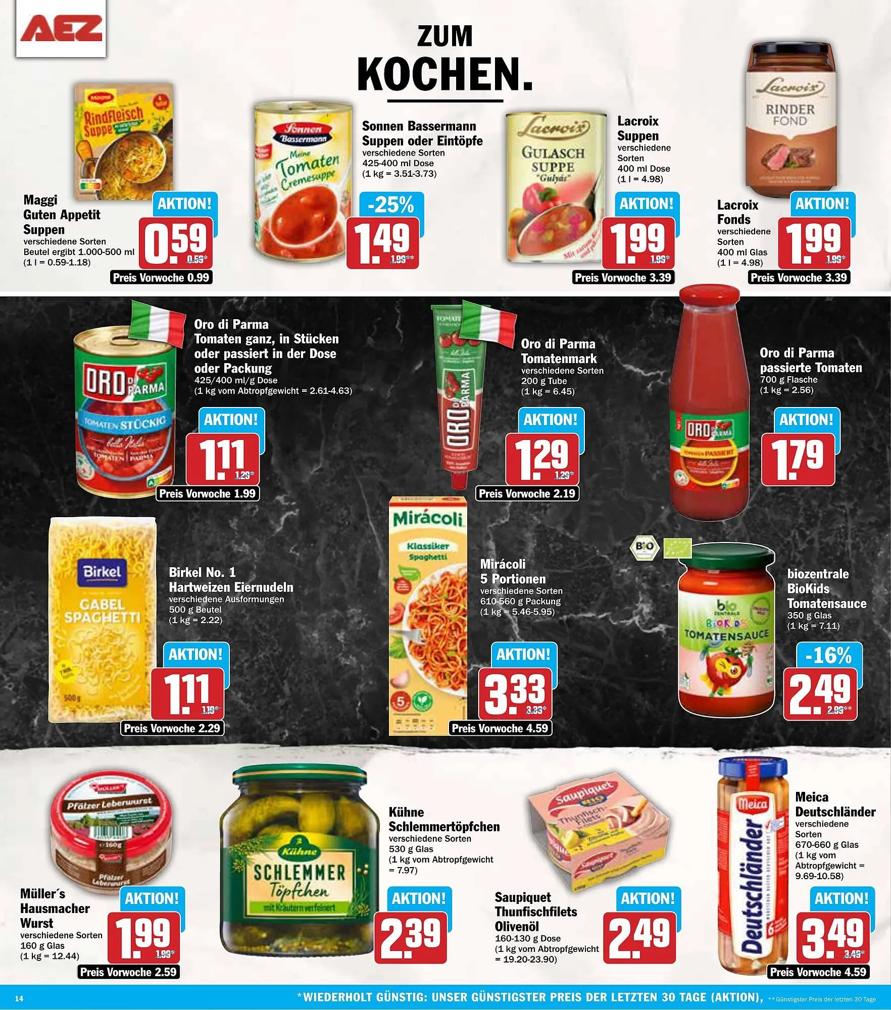 AEZ Prospekt von 2. Juni bis 7. Juni 2025 - Prospekt seite 14