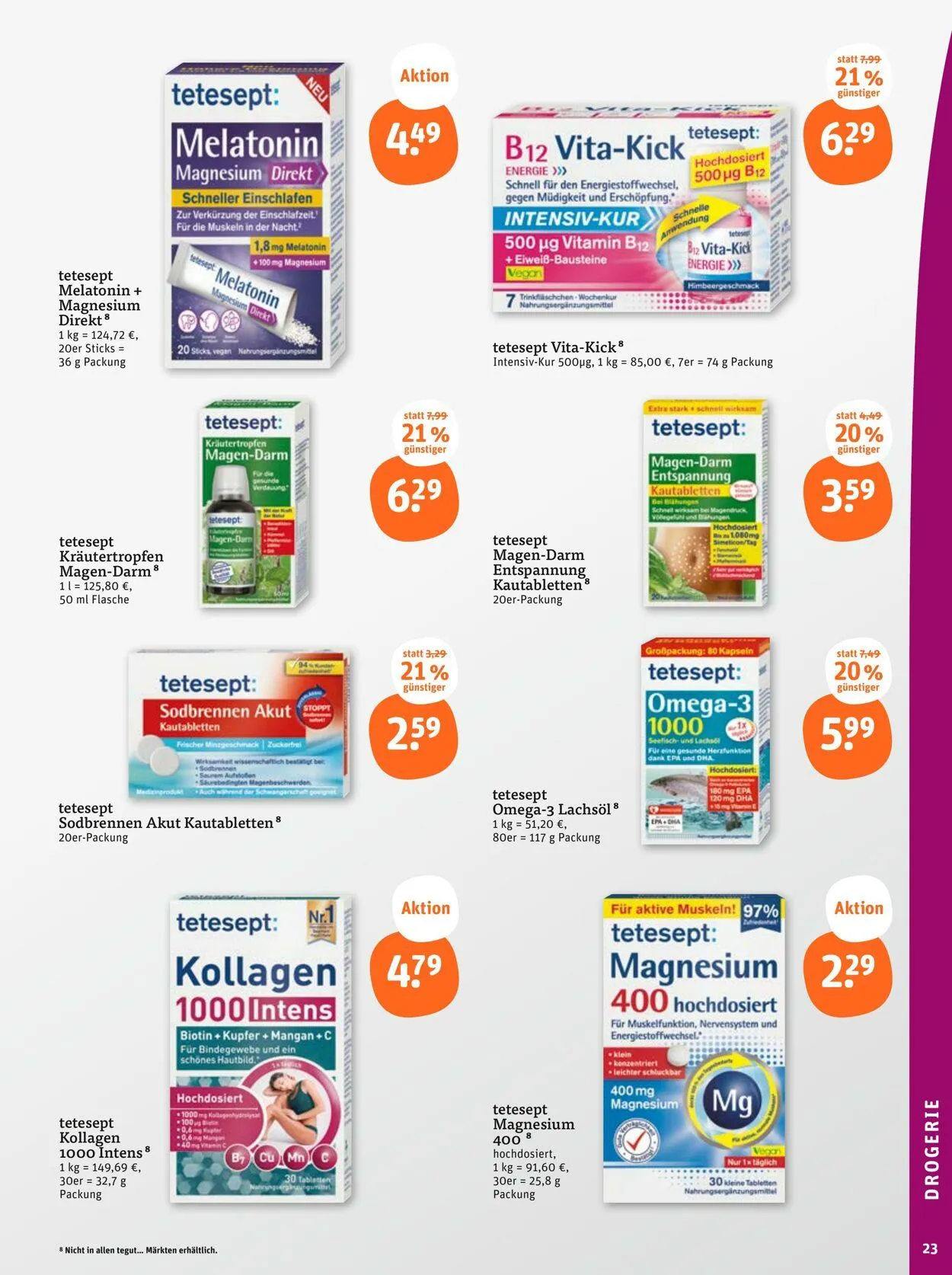 Tegut Aktueller Prospekt von 30. Juni bis 6. Juli 2025 - Prospekt seite 25