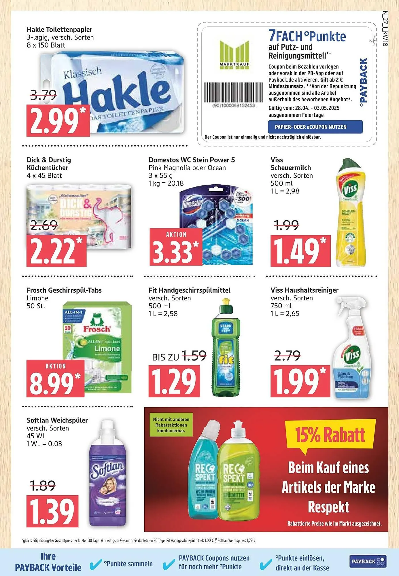 Marktkauf Prospekt von 28. April bis 3. Mai 2025 - Prospekt seite 27