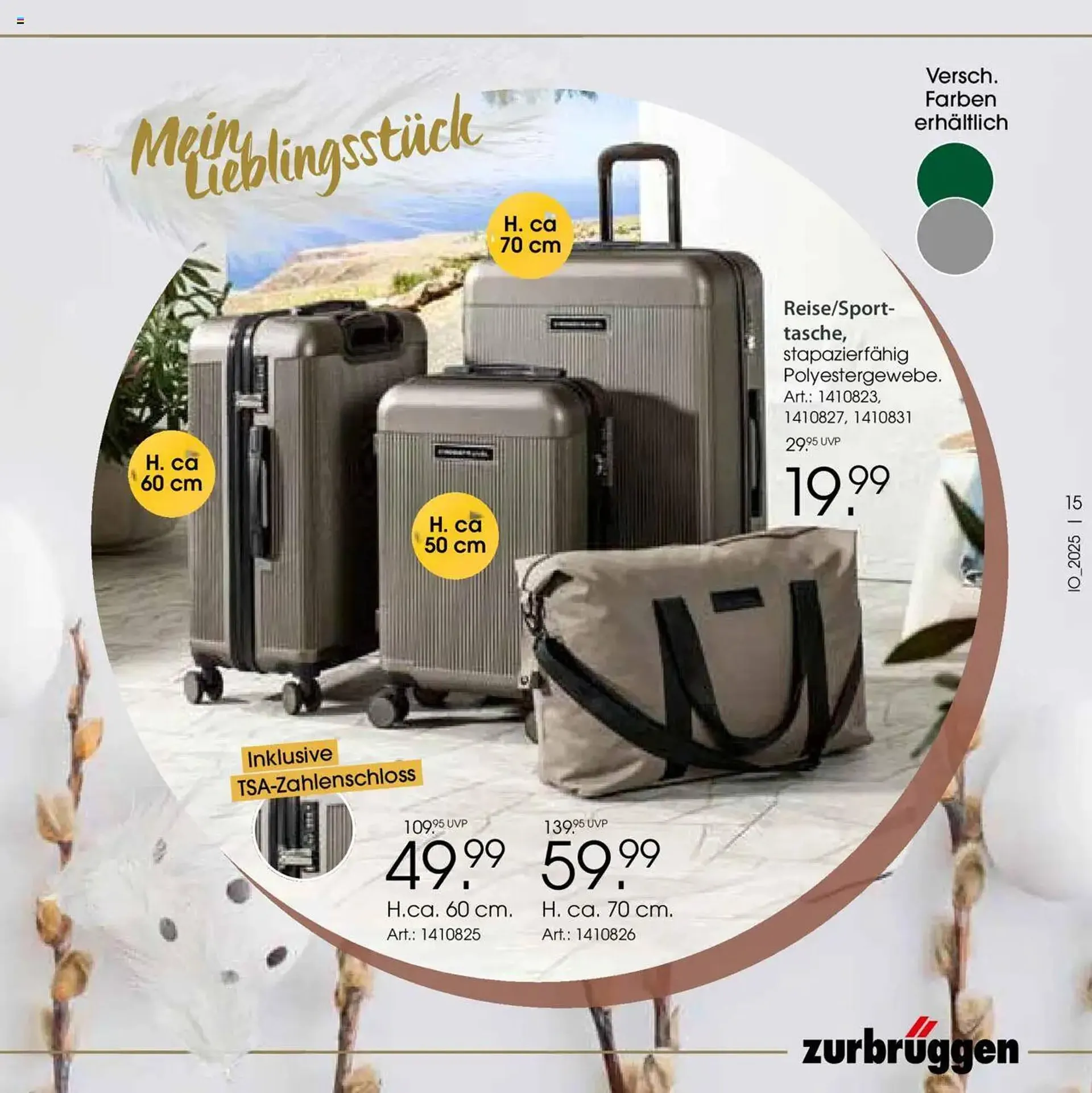 Zurbrüggen Prospekt von 11. April bis 26. April 2025 - Prospekt seite 15