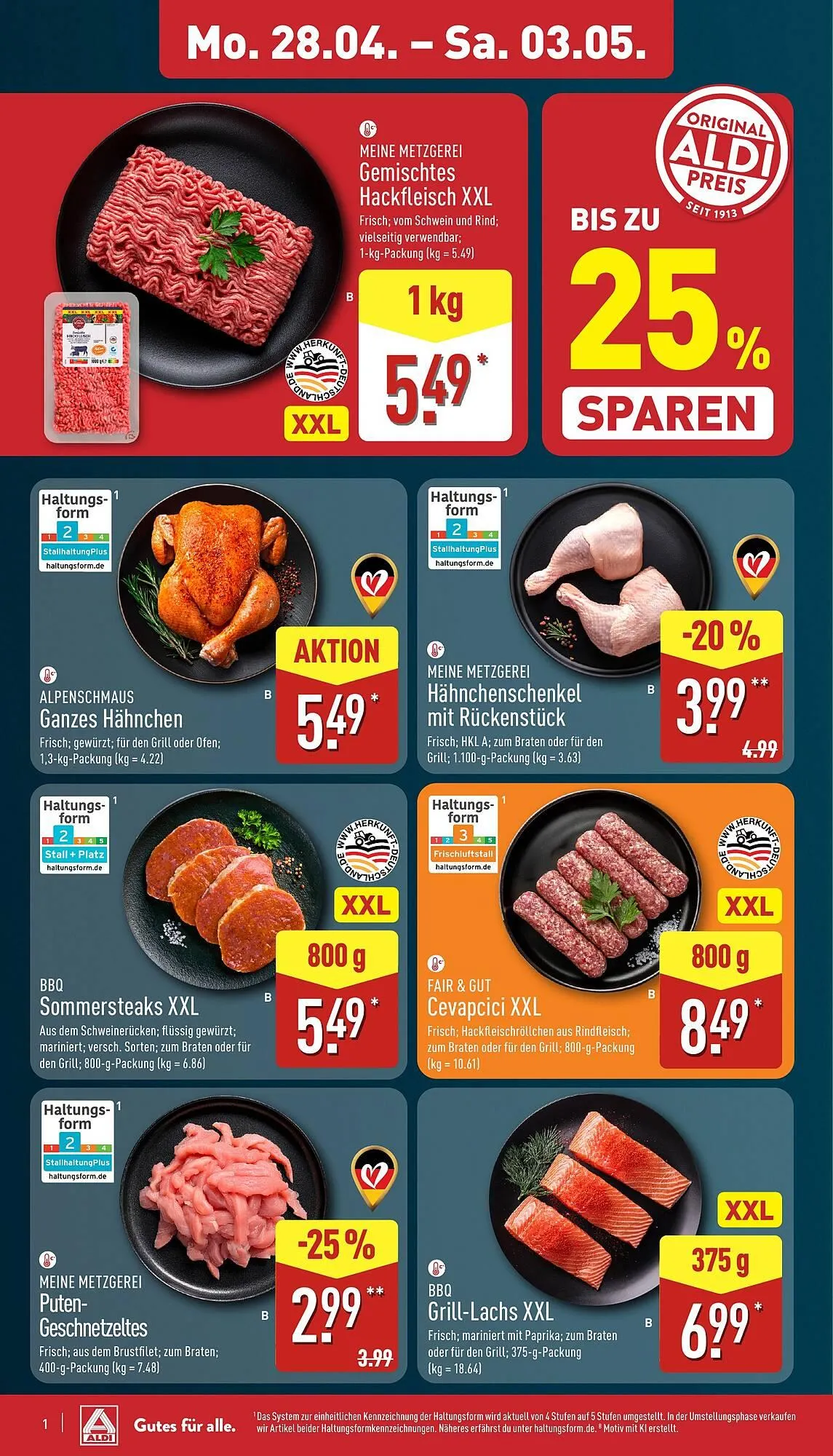 Aldi Nord Prospekt von 28. April bis 3. Mai 2025 - Prospekt seite 4