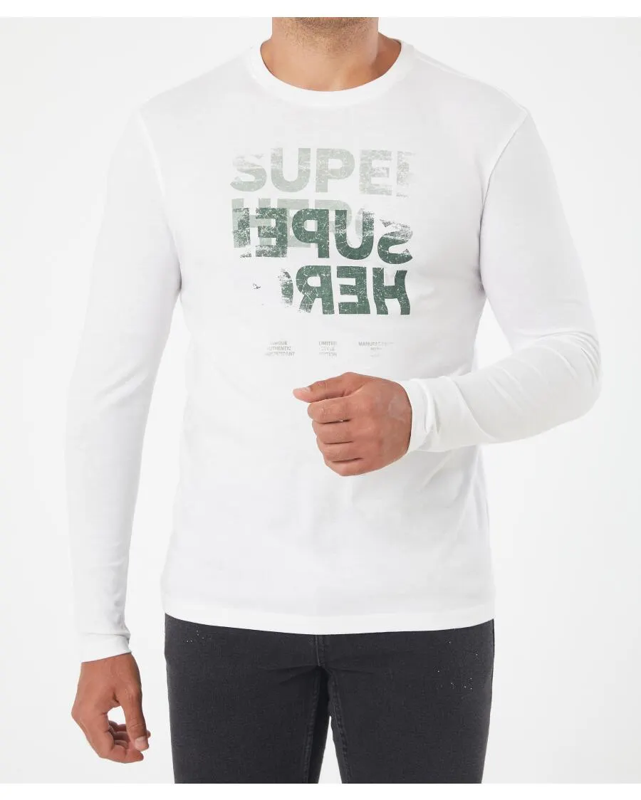 Langarmshirt aus Baumwolle