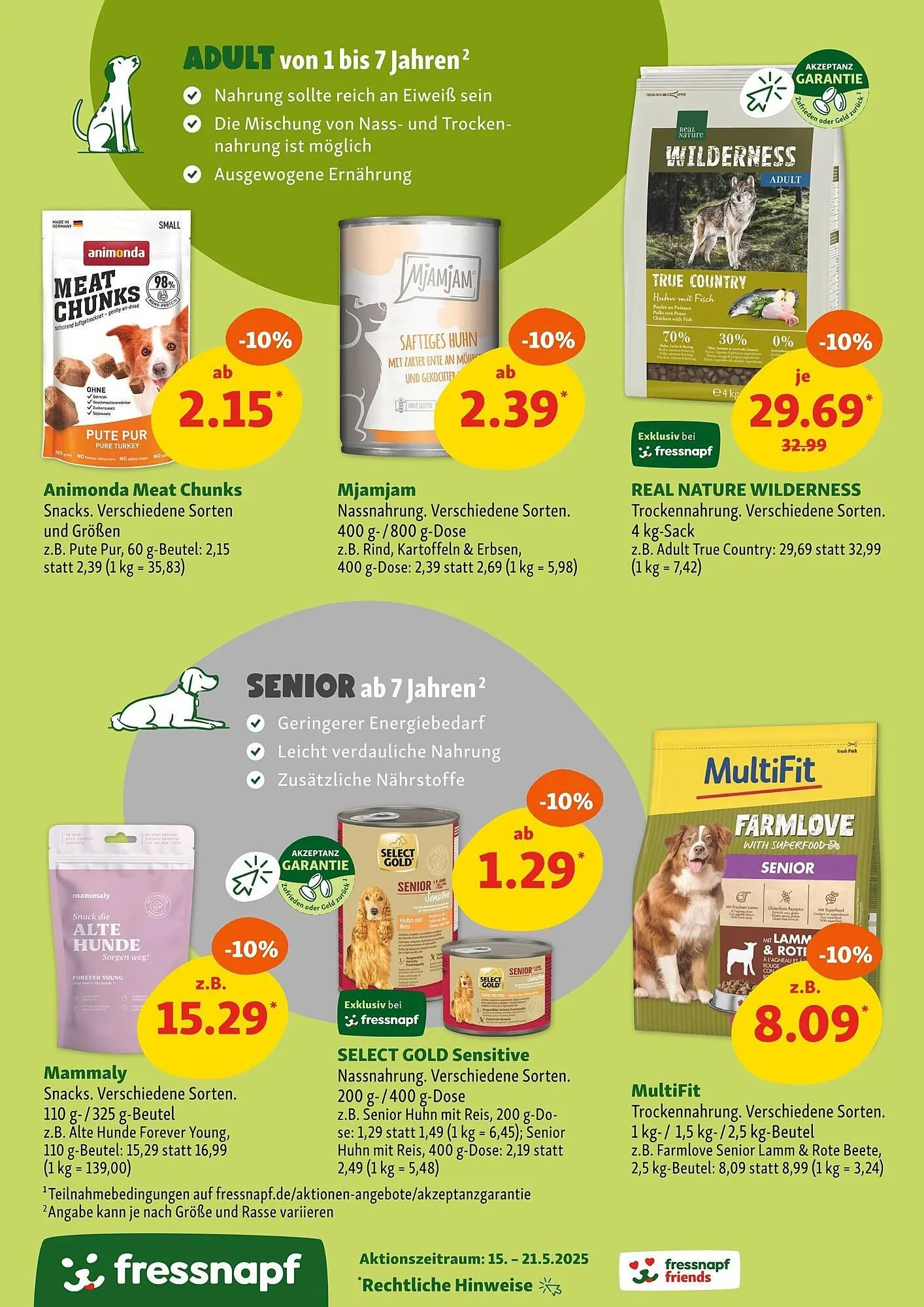 Fressnapf Prospekt von 15. Mai bis 21. Mai 2025 - Prospekt seite 3