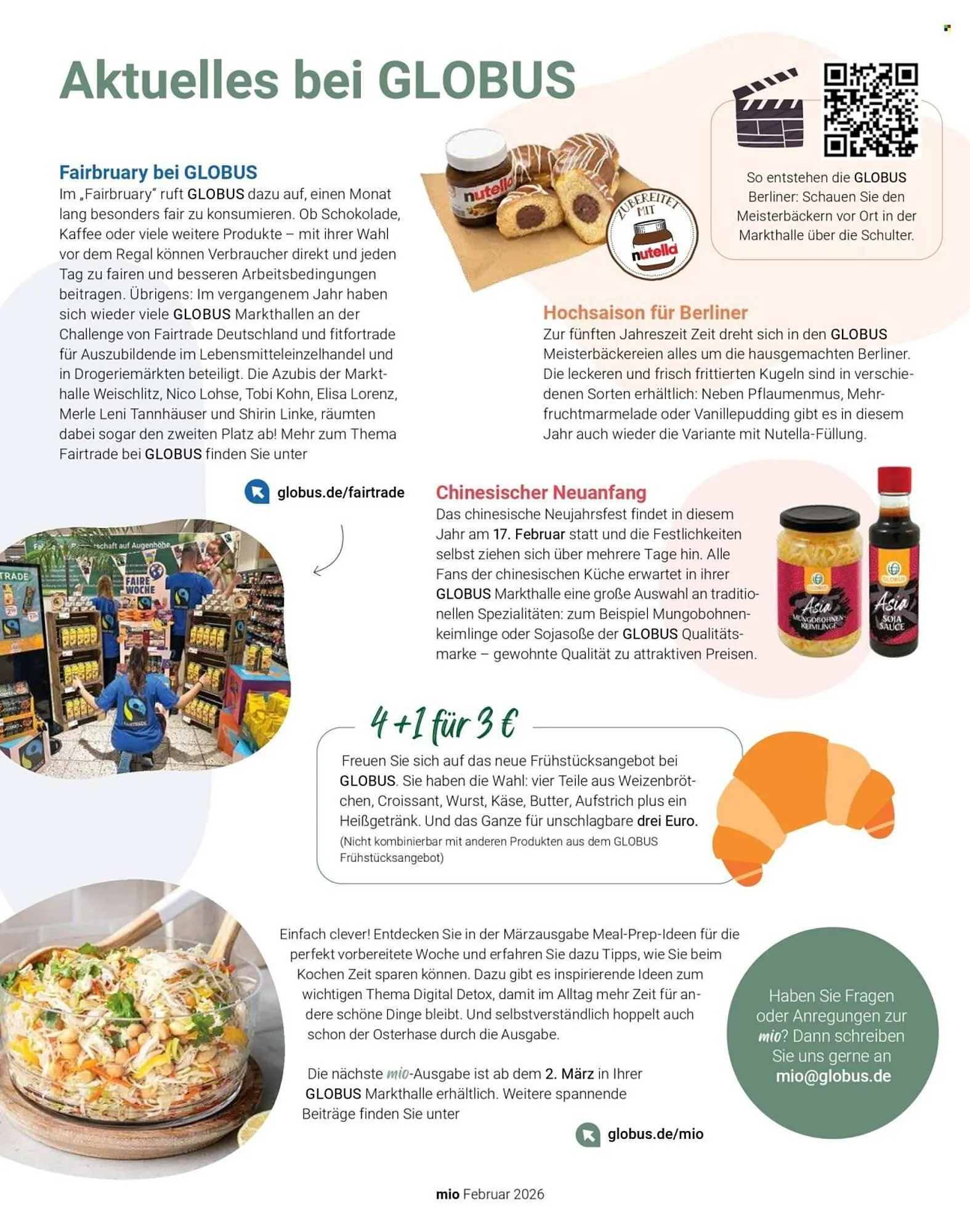 Globus Magazin von 1. Februar bis 28. Februar 2026 - Prospekt seite 34