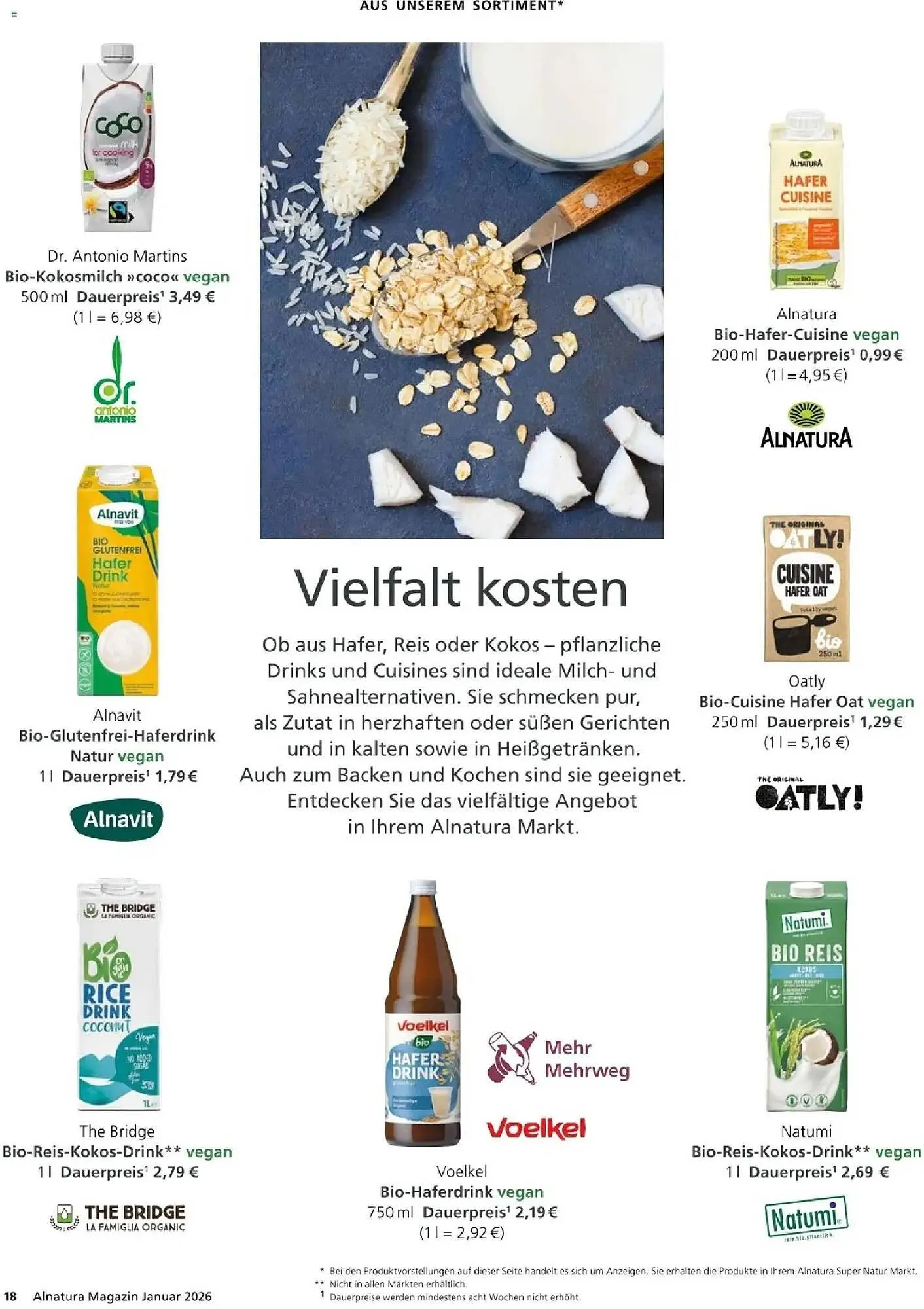 Alnatura Prospekt von 1. Januar bis 31. Januar 2026 - Prospekt seite 18