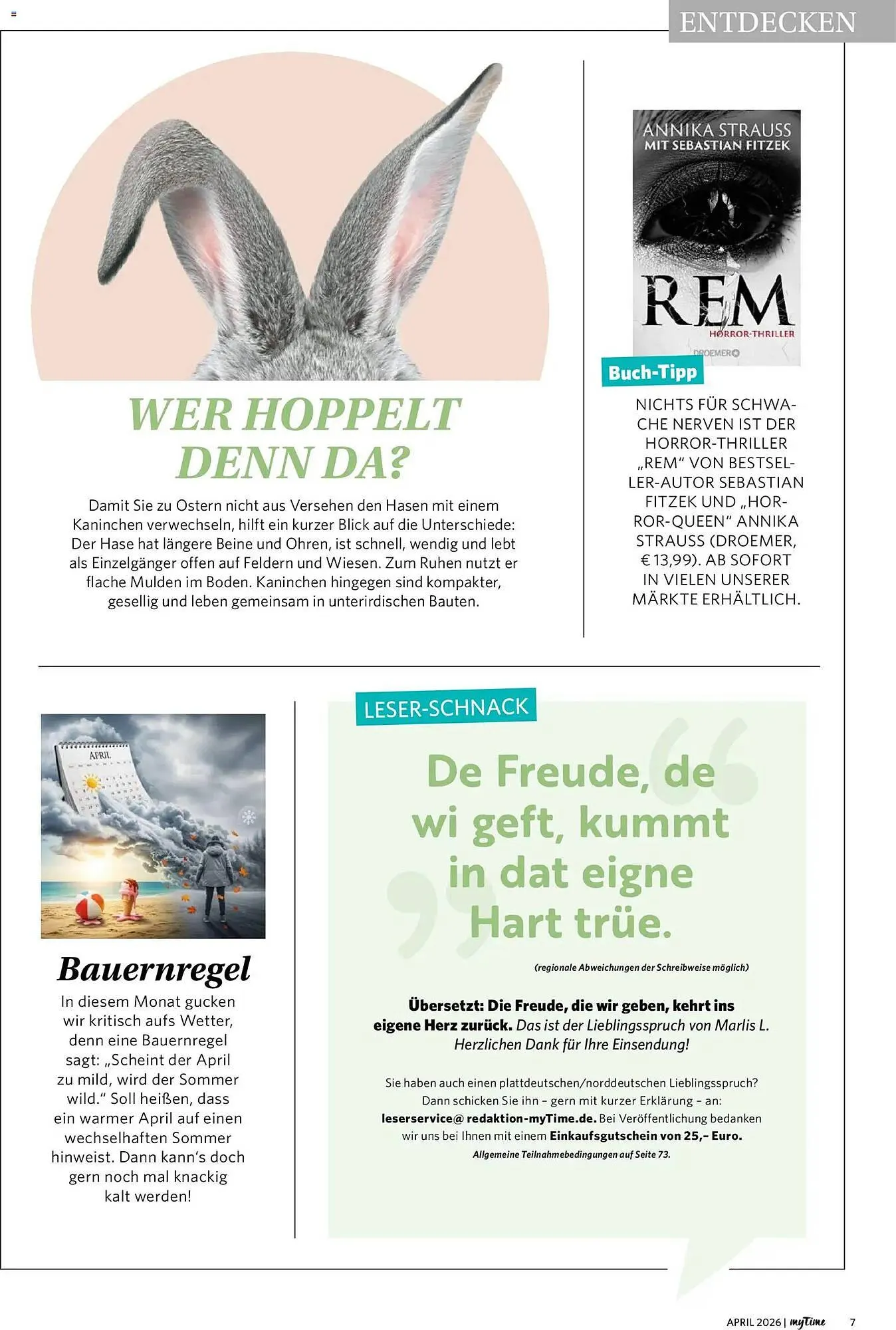 Combi Magazine von 1. April bis 30. April 2026 - Prospekt seite 7