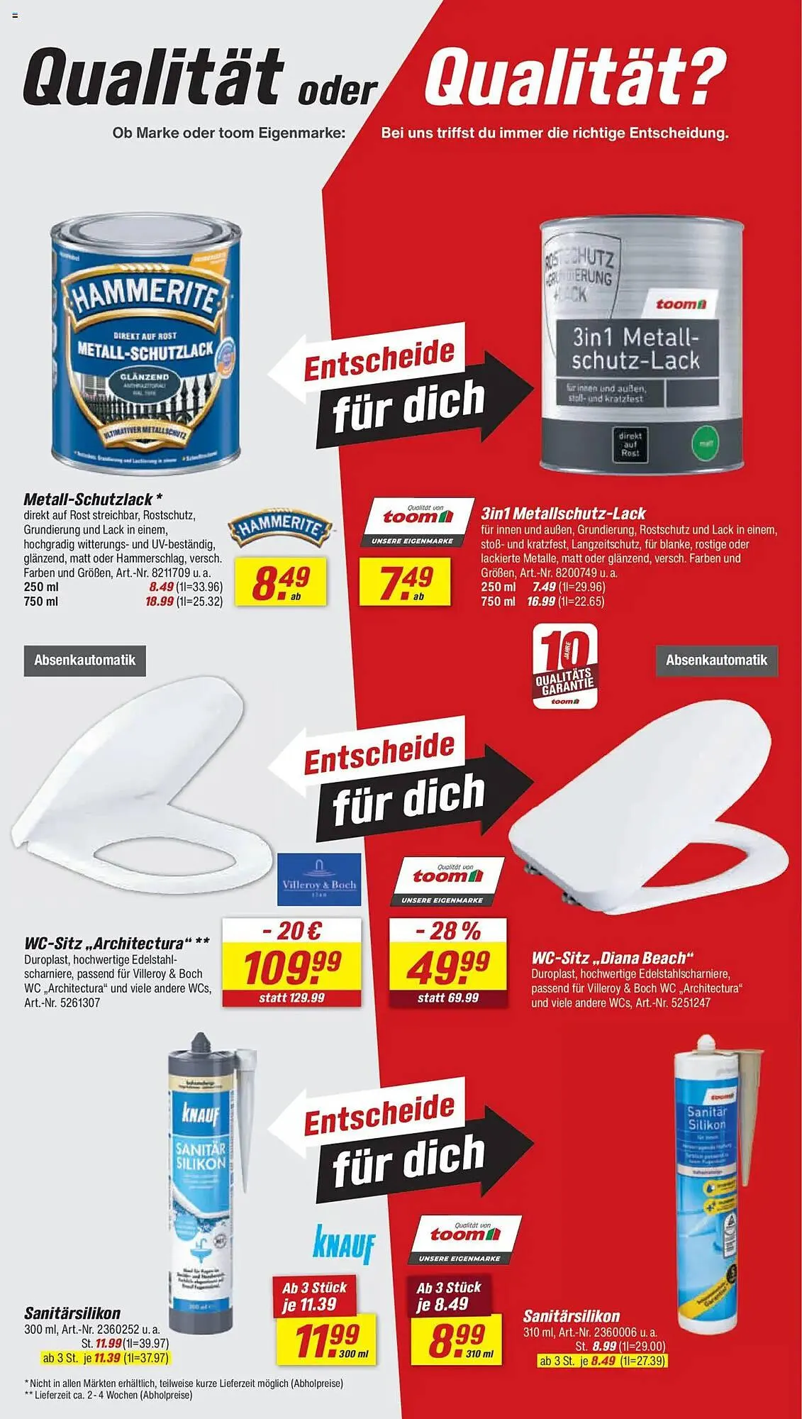 toom Baumarkt Prospekt von 26. Juli bis 1. August 2025 - Prospekt seite 2