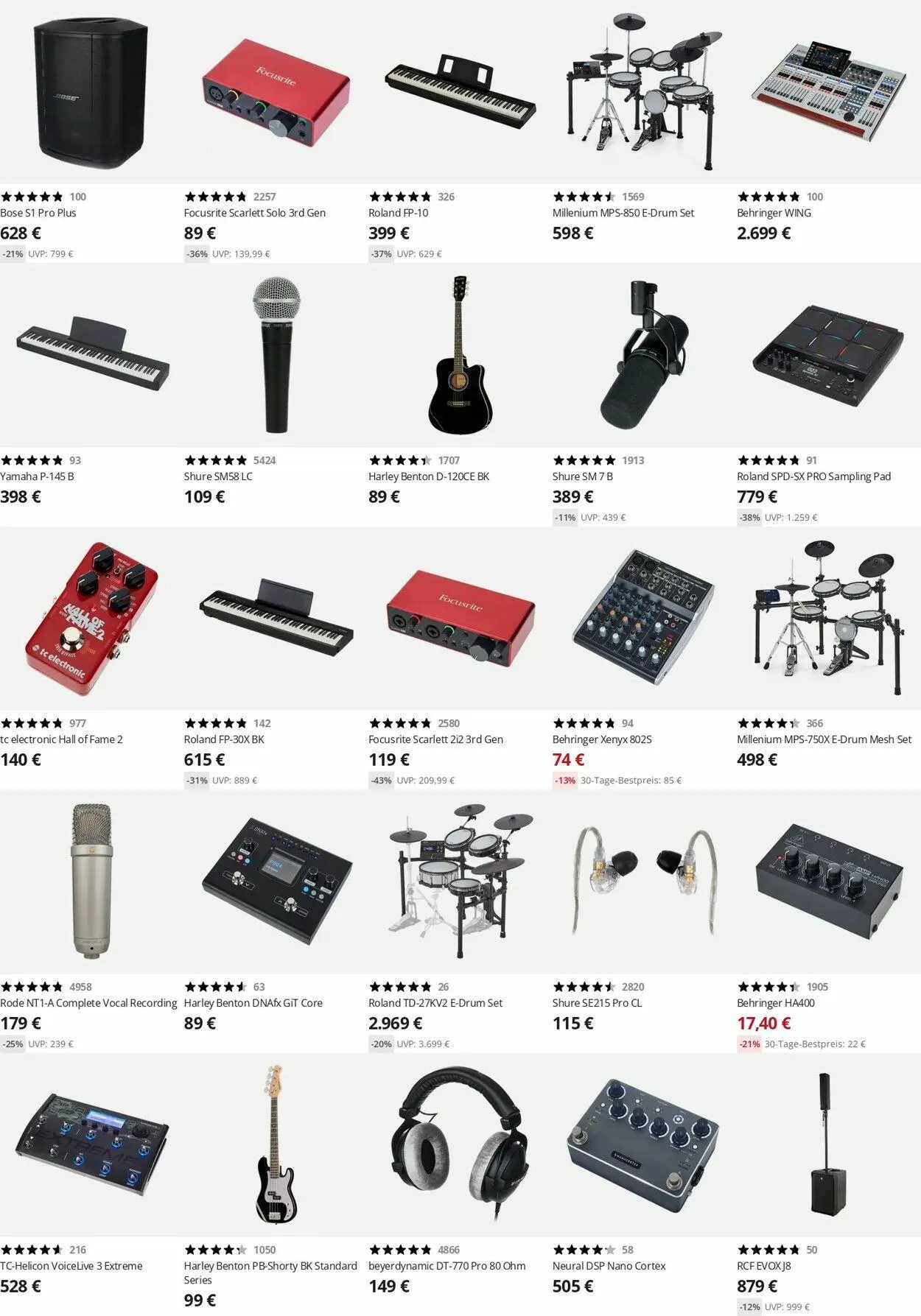 Thomann Aktueller Prospekt von 24. März bis 2. April 2025 - Prospekt seite 4