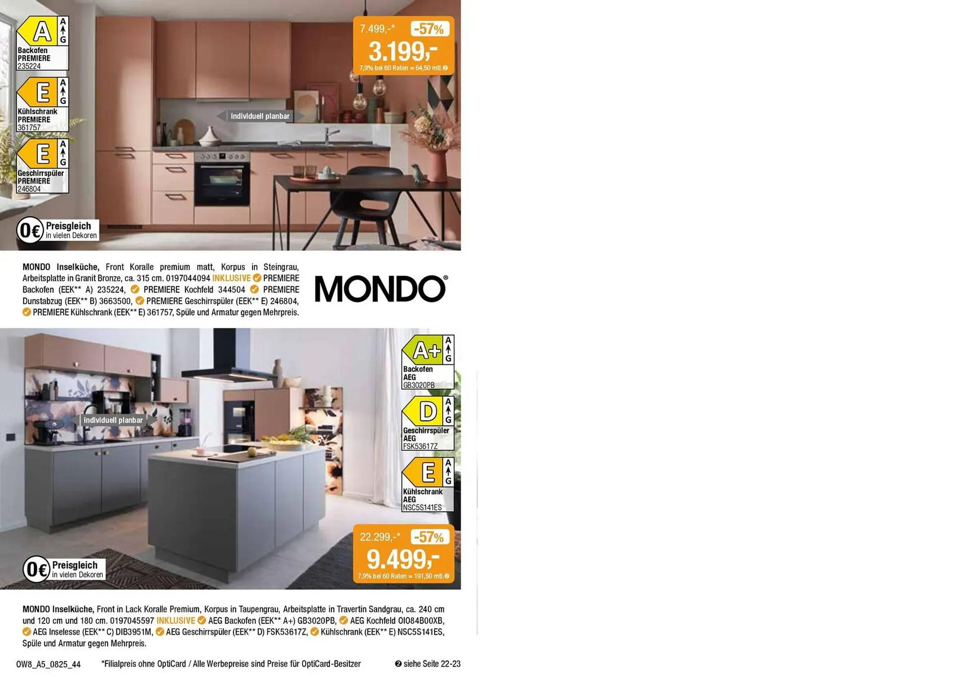 Opti Wohnwelt Prospekt von 25. Juli bis 23. August 2025 - Prospekt seite 44