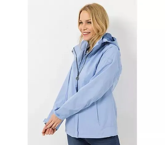 CENTIGRADE ACTIVE Funktionsjacke Zauberdruck abnehmbare Kapuze 2-Wege-Reißverschluss