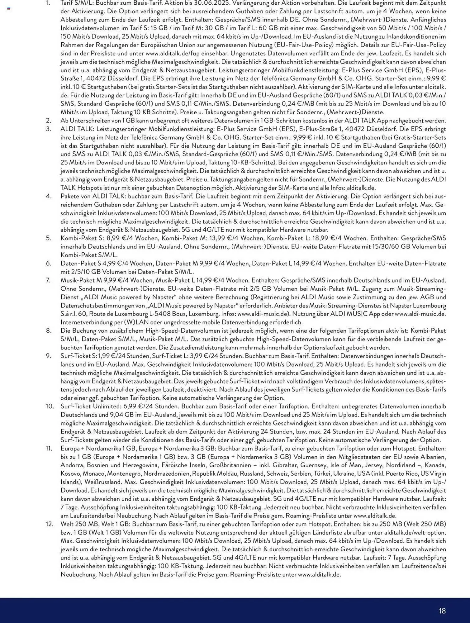 Aldi Nord Prospekt von 24. April bis 30. Mai 2025 - Prospekt seite 18