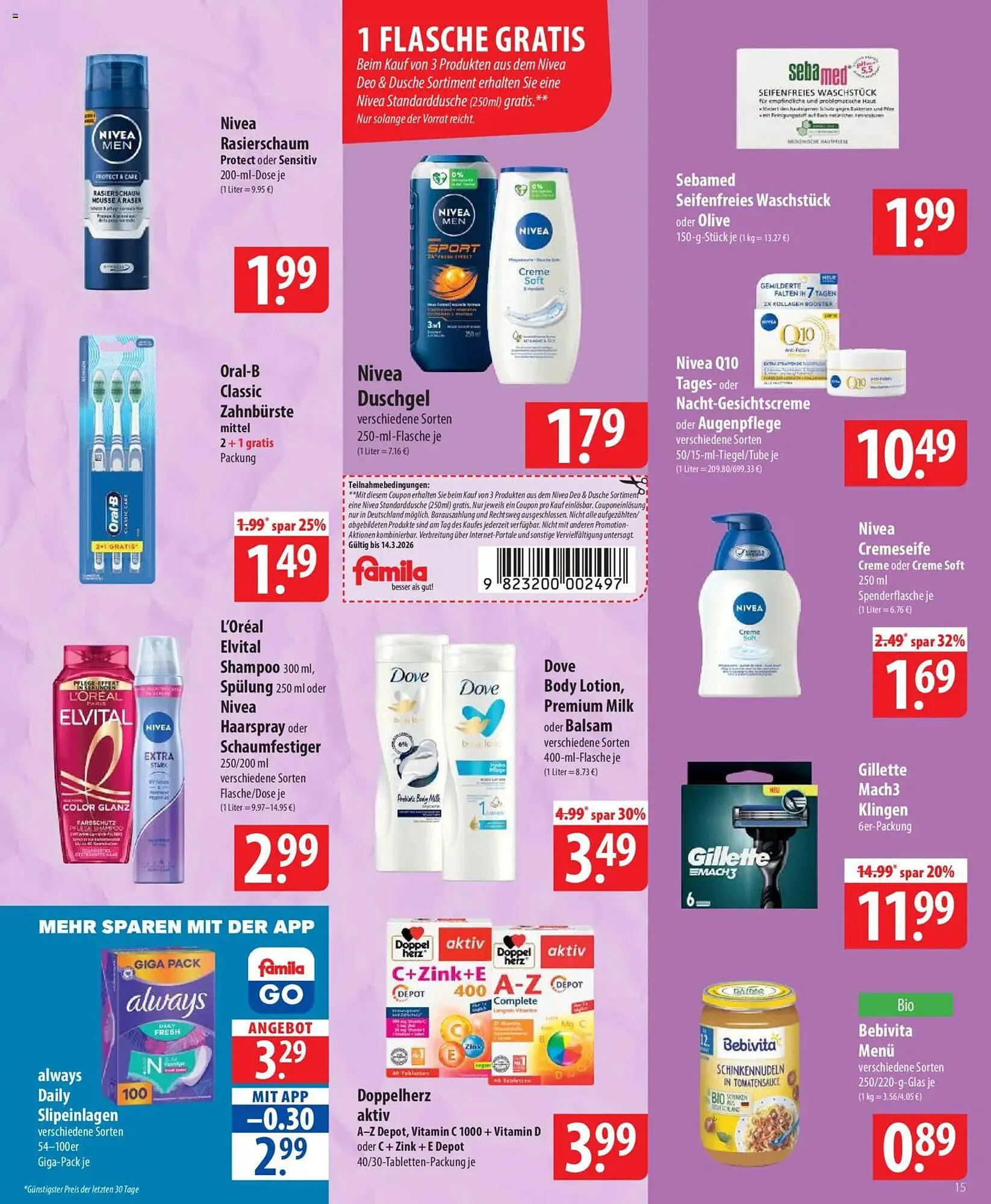 Famila Nord Ost Prospekt von 9. März bis 14. März 2026 - Prospekt seite 30