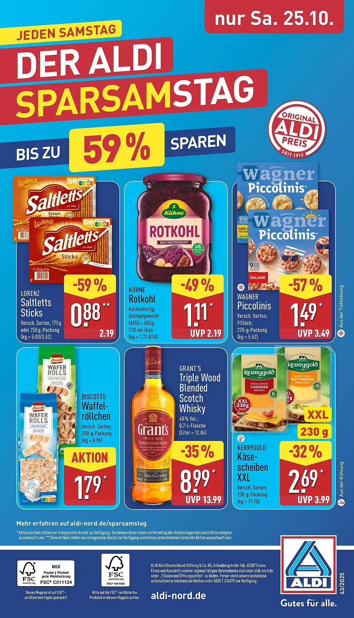 Aldi Nord Prospekt von 20. Oktober bis 26. Oktober 2025 - Prospekt seite 36