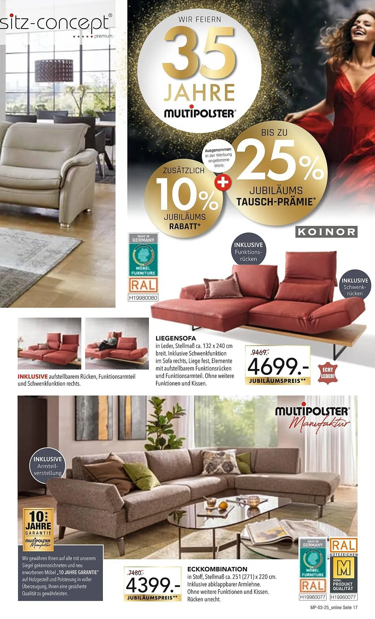 Multipolster Prospekt von 15. Januar bis 31. Januar 2025 - Prospekt seite 17