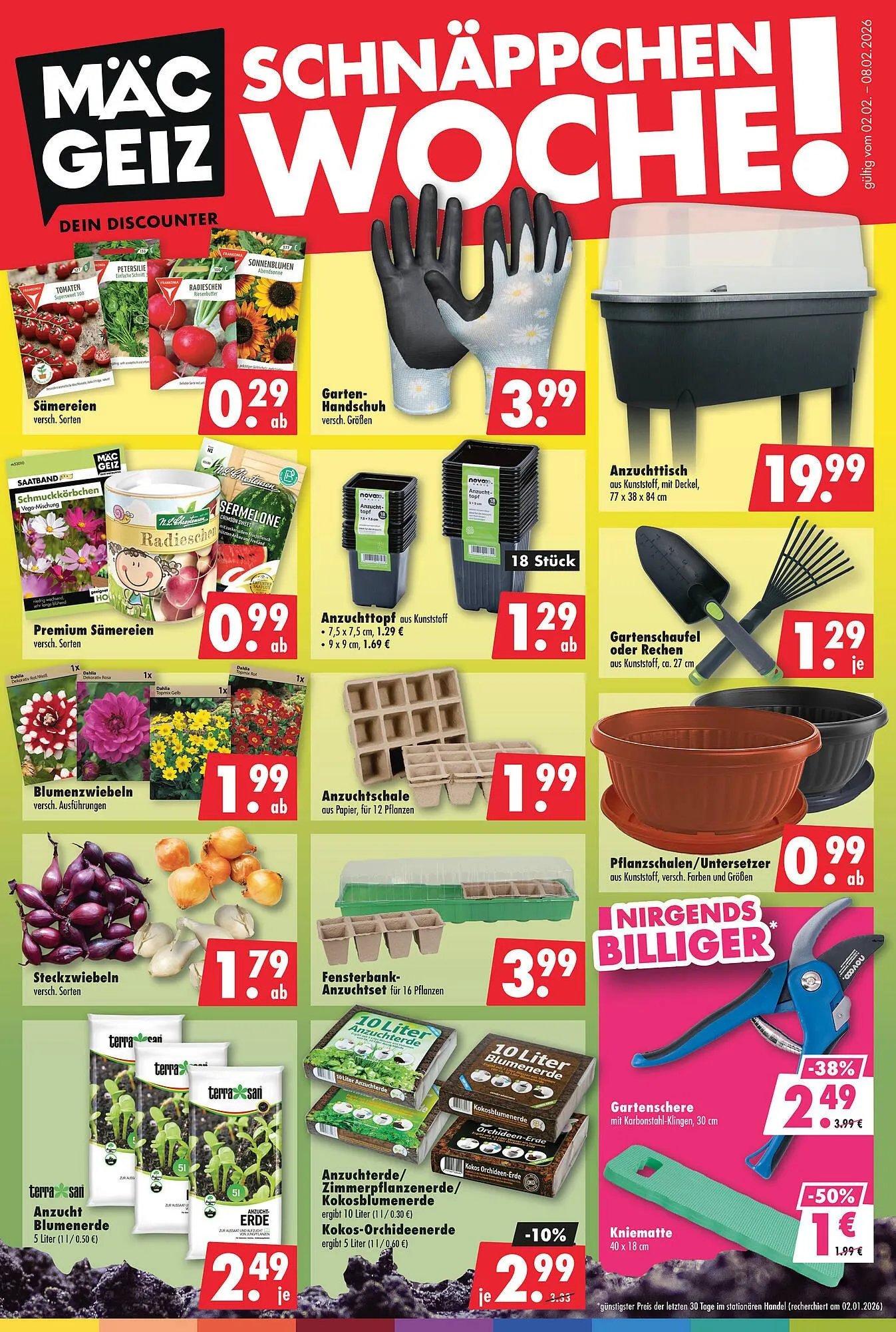 Mäc Geiz Prospekt von 2. Februar bis 8. Februar 2026 - Prospekt seite 1