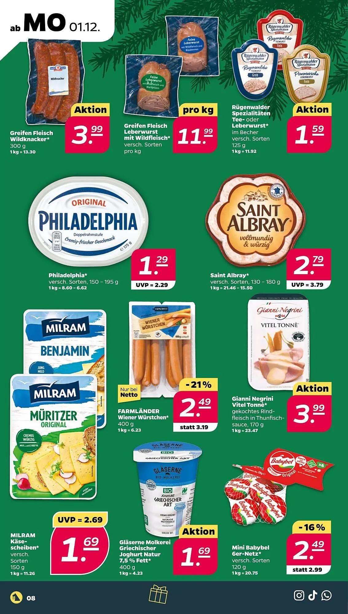 NETTO Prospekt von 1. Dezember bis 6. Dezember 2025 - Prospekt seite 8