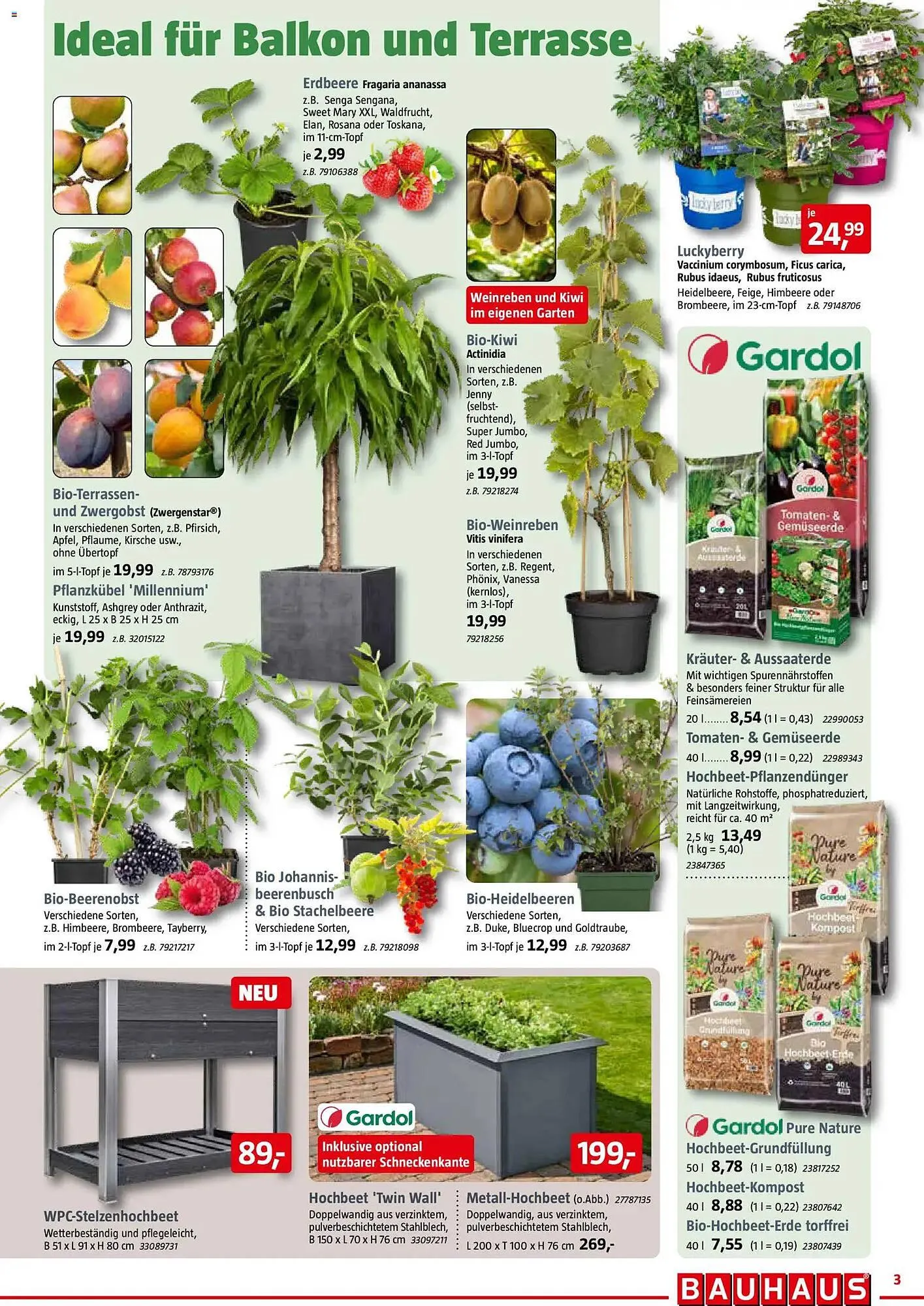 Bauhaus Prospekt von 28. März bis 11. April 2026 - Prospekt seite 3