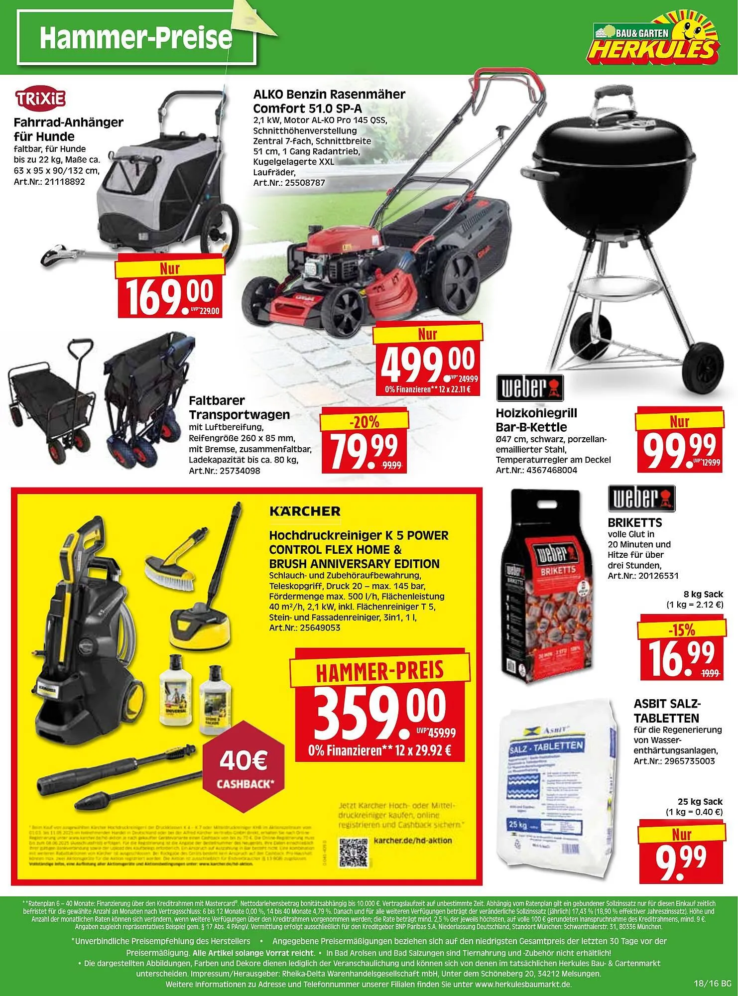 Herkules Baumarkt Prospekt von 28. April bis 3. Mai 2025 - Prospekt seite 19