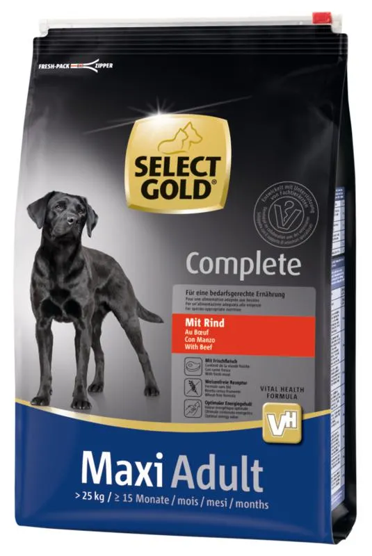 SELECT GOLD Complete Maxi Adult Rind 4 kg