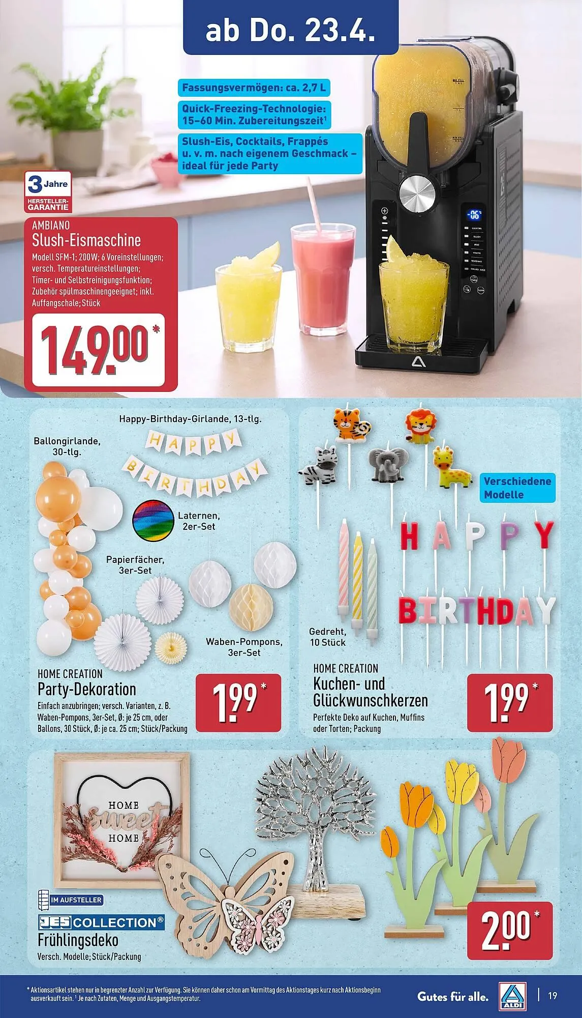 Aldi Nord Prospekt von 20. April bis 25. April 2026 - Prospekt seite 19