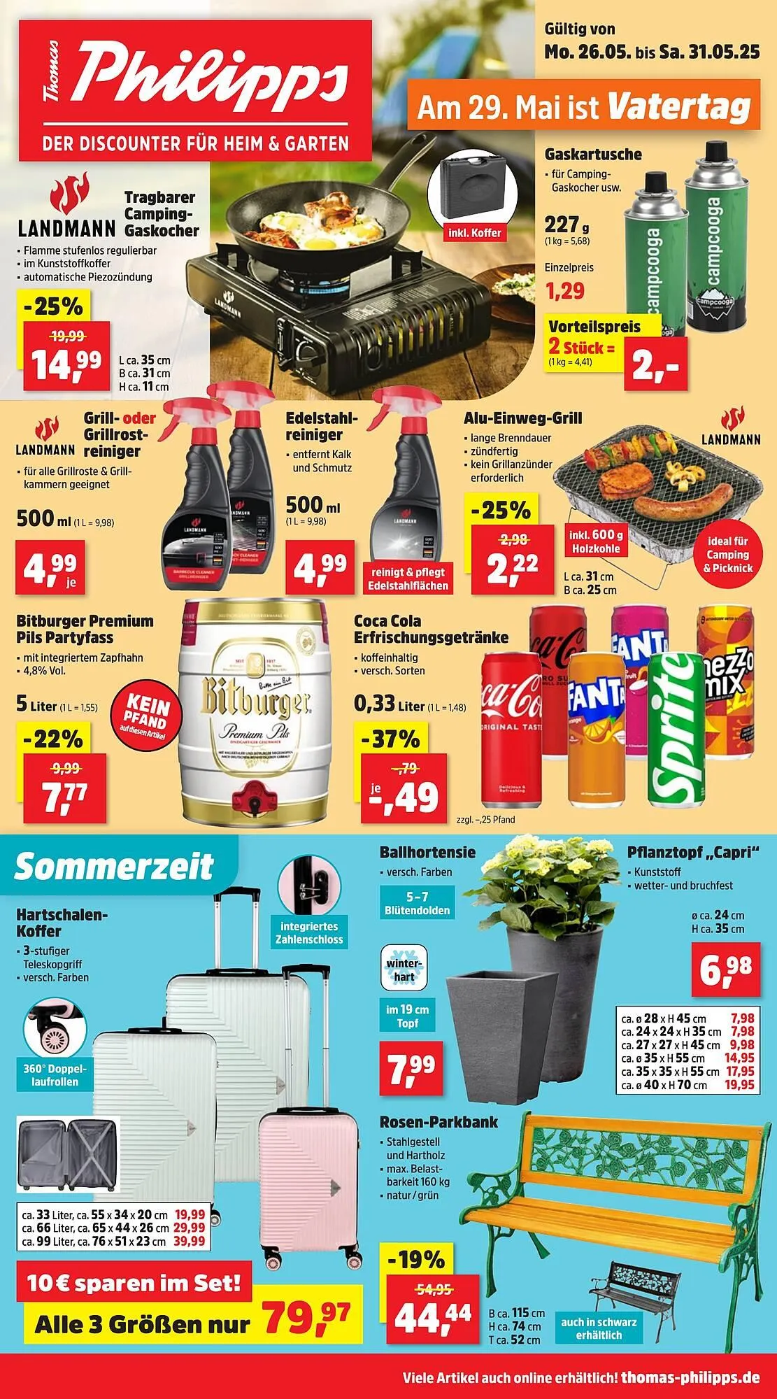 Thomas Philipps Prospekt von 26. Mai bis 31. Mai 2025 - Prospekt seite 1