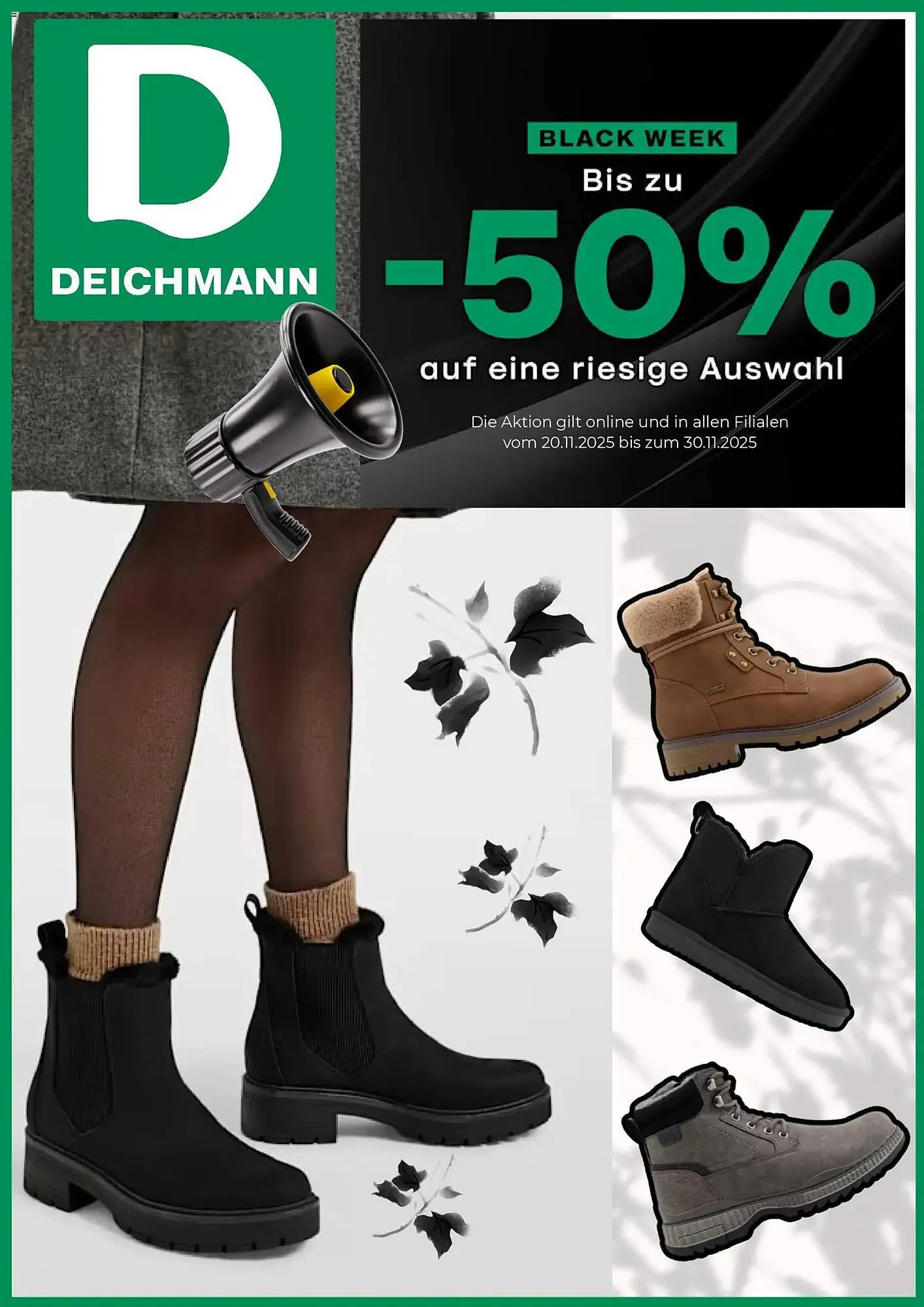 Deichmann Prospekt von 20. November bis 30. November 2025 - Prospekt seite 1