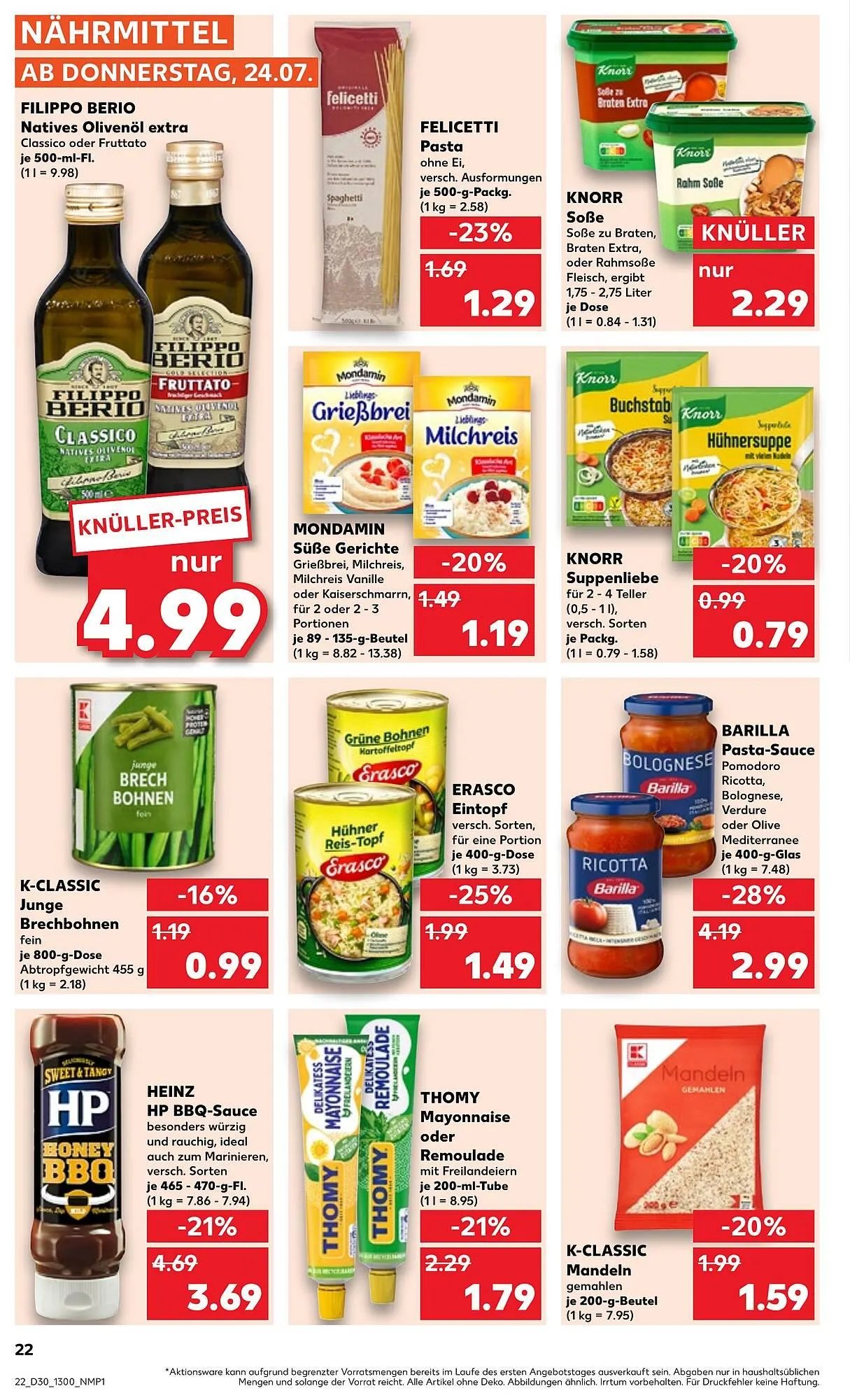 Kaufland Prospekt von 24. Juli bis 30. Juli 2025 - Prospekt seite 22