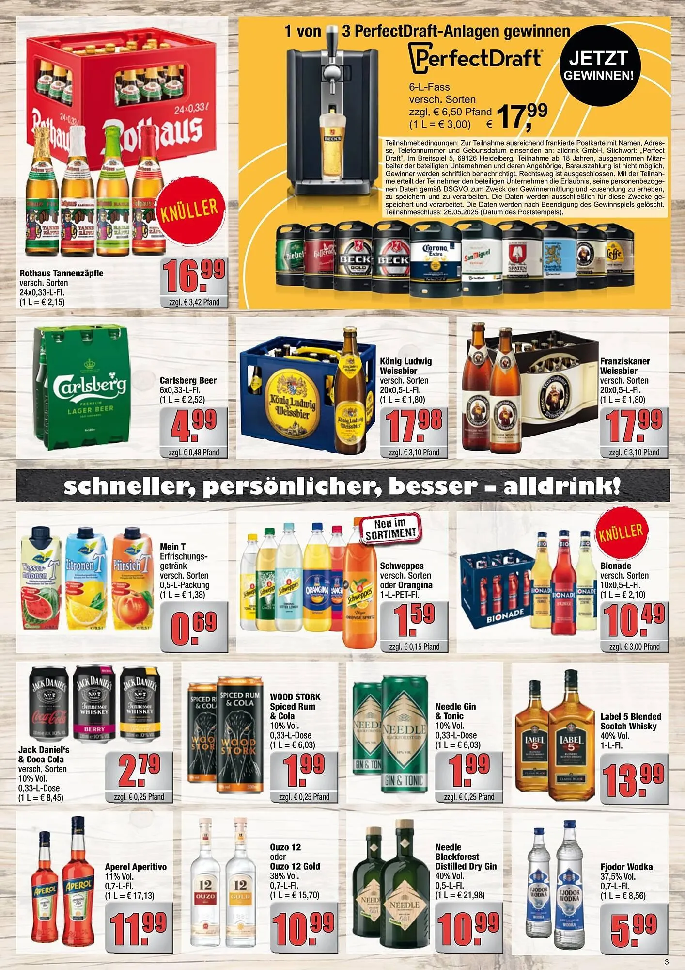 alldrink Prospekt von 12. Mai bis 25. Mai 2025 - Prospekt seite 3