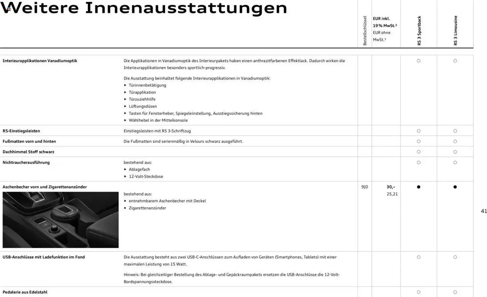 Audi Prospekt von 29. Januar bis 9. Januar 2026 - Prospekt seite 41