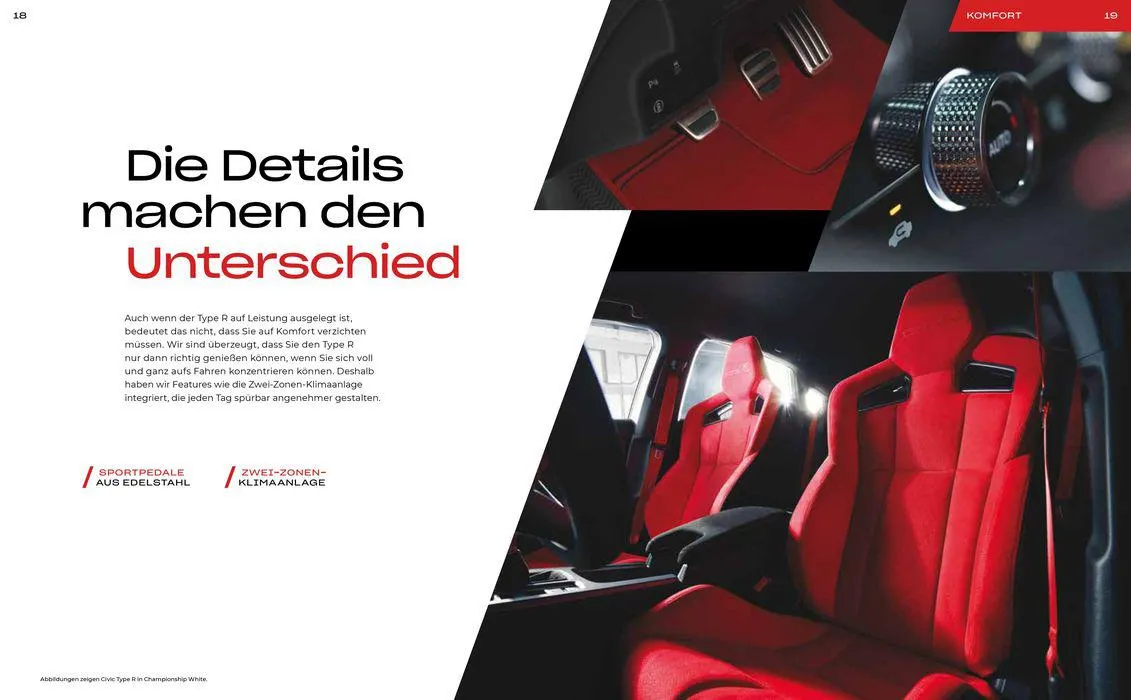 Honda CIVIC TYPE R BROSCHÜRE von 11. April bis 11. April 2025 - Prospekt seite 10