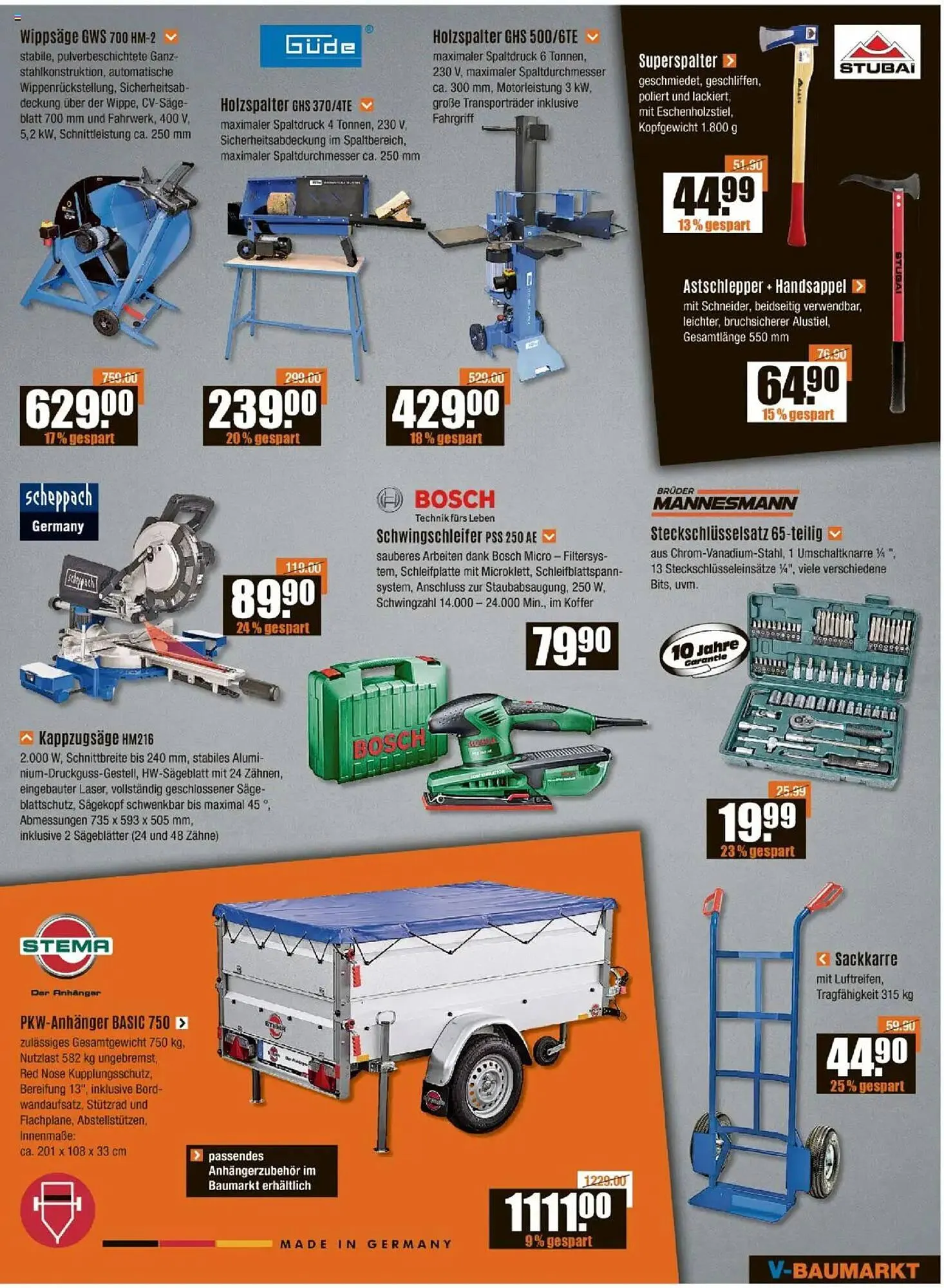 V Baumarkt Prospekt von 3. April bis 9. April 2025 - Prospekt seite 5