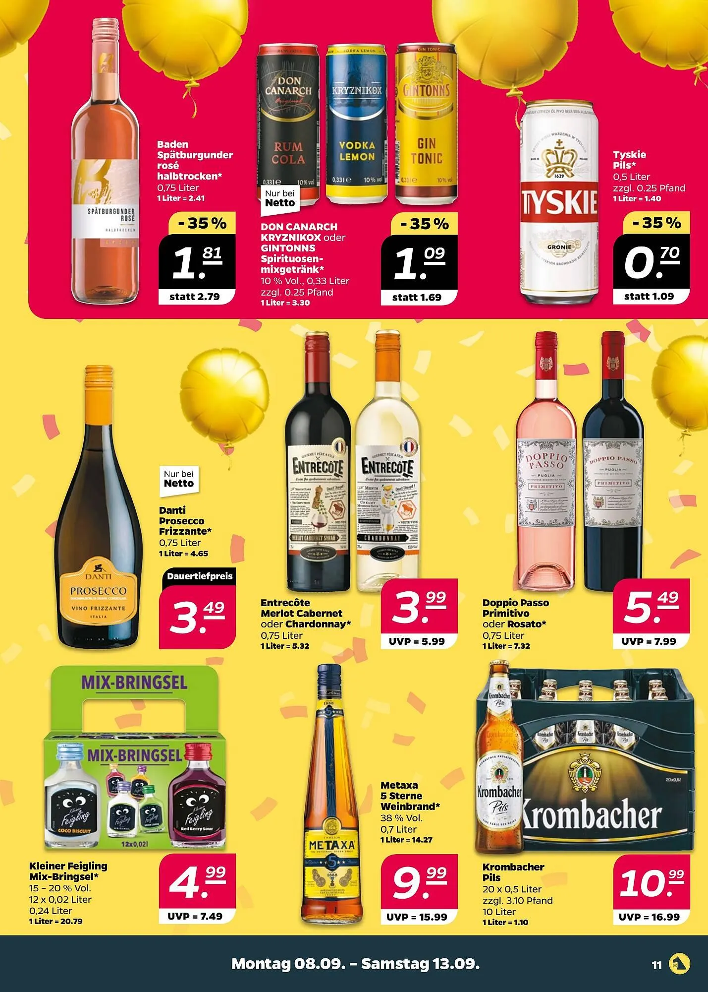 NETTO Prospekt von 8. September bis 13. September 2025 - Prospekt seite 11