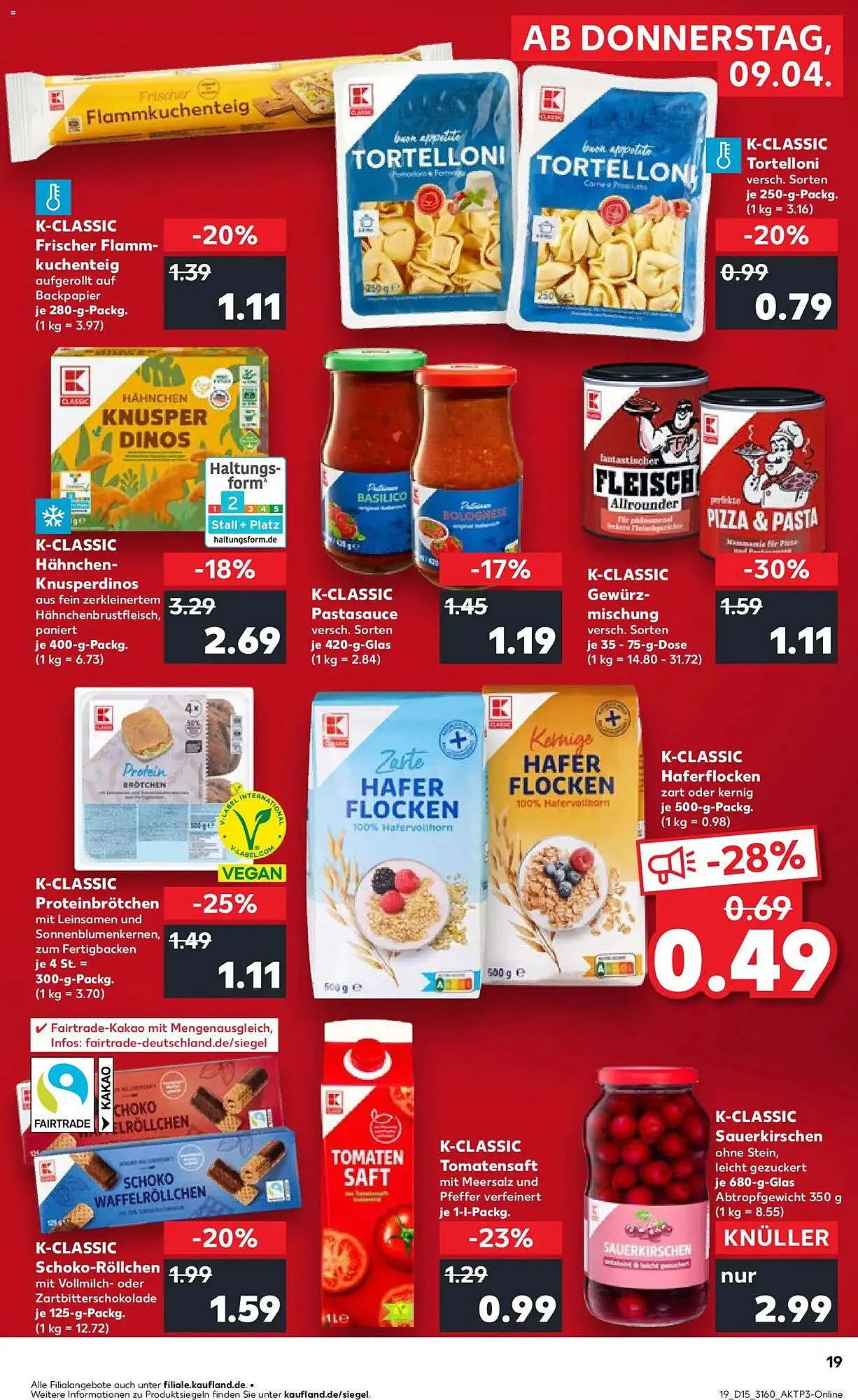 Kaufland Prospekt von 9. April bis 15. April 2026 - Prospekt seite 19