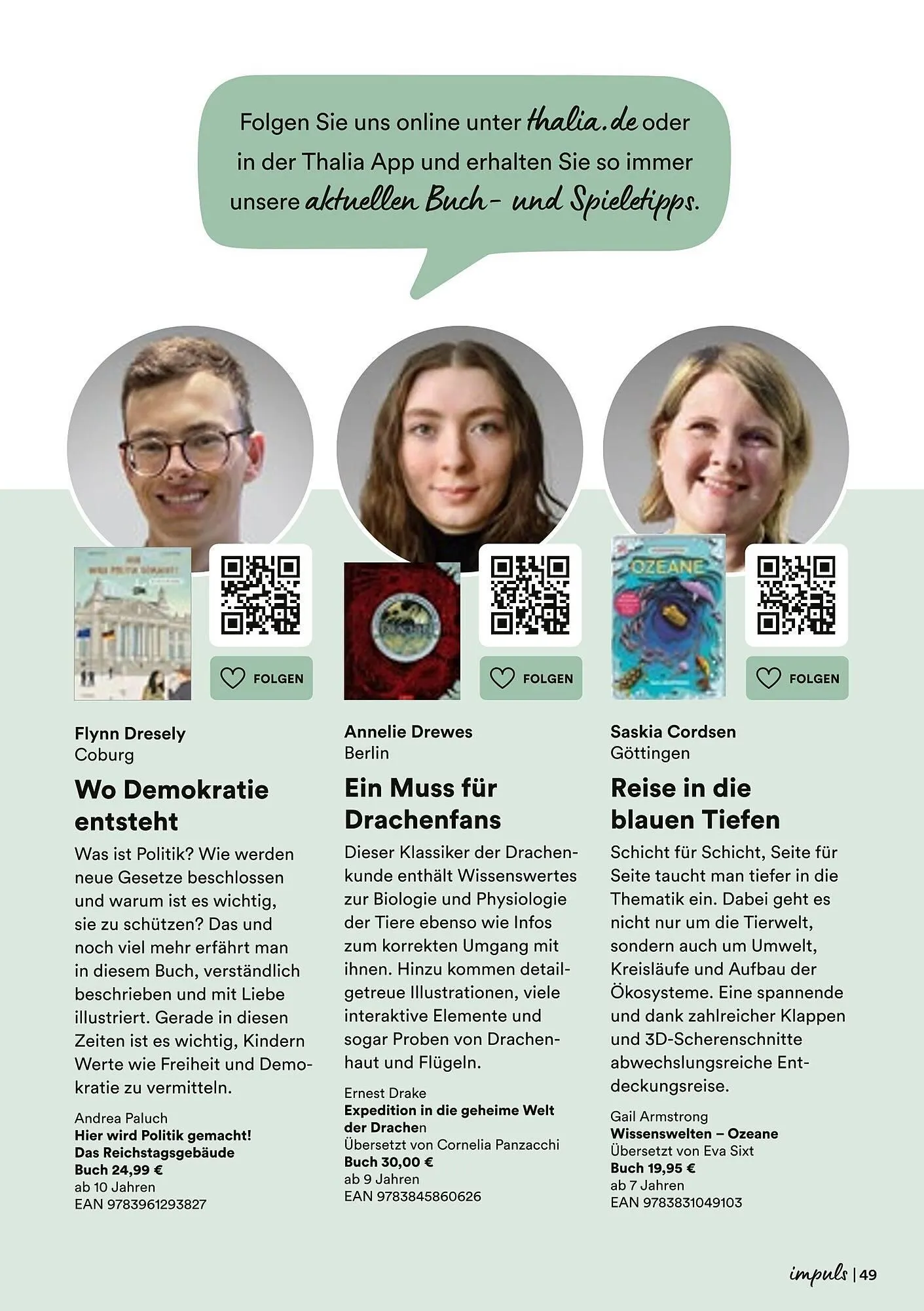 Thalia Prospekt von 7. April bis 19. April 2025 - Prospekt seite 49